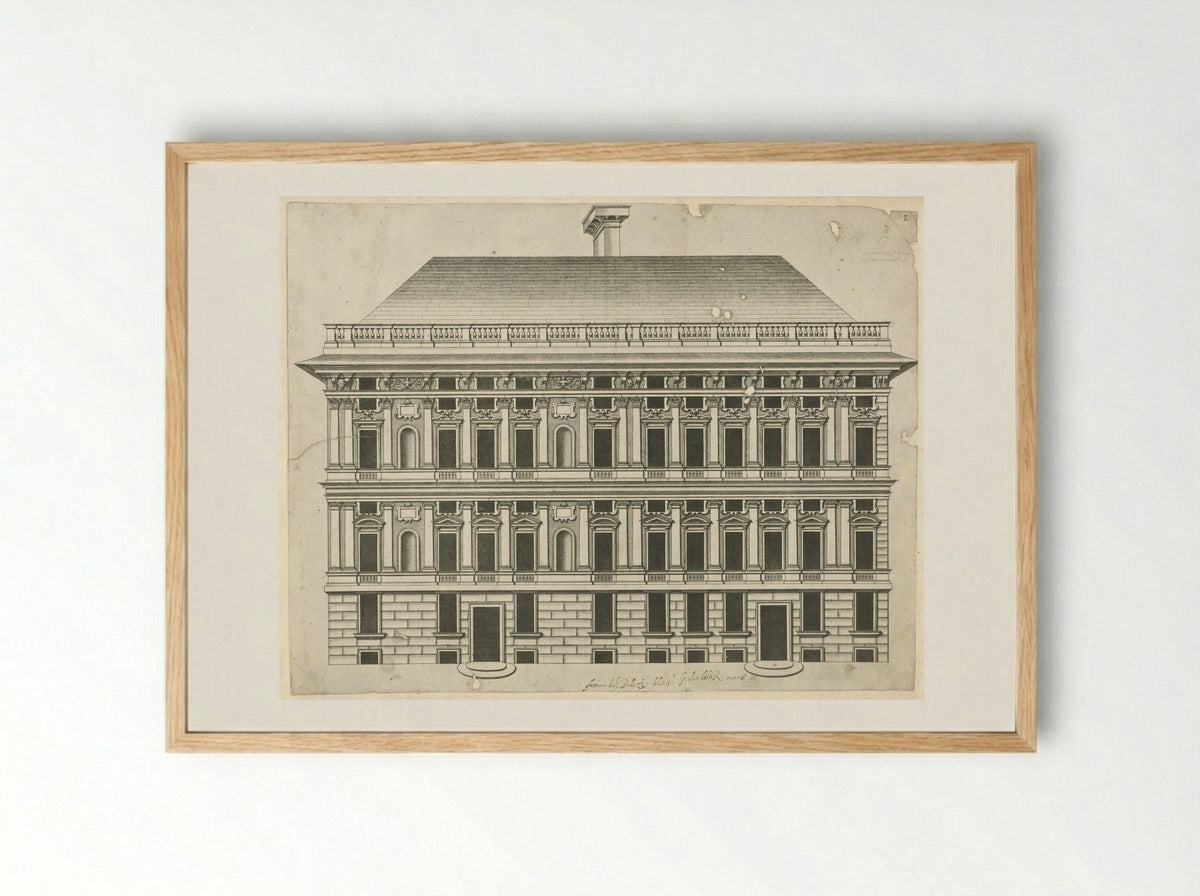 Palazzo della Rovere - Peter Paul Rubens - Framed Print Wood