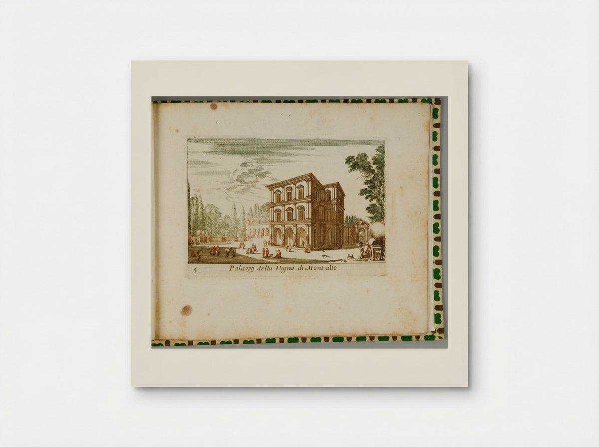 Palazzo della Vigna di Montalto - Abraham Bloteling - Poster