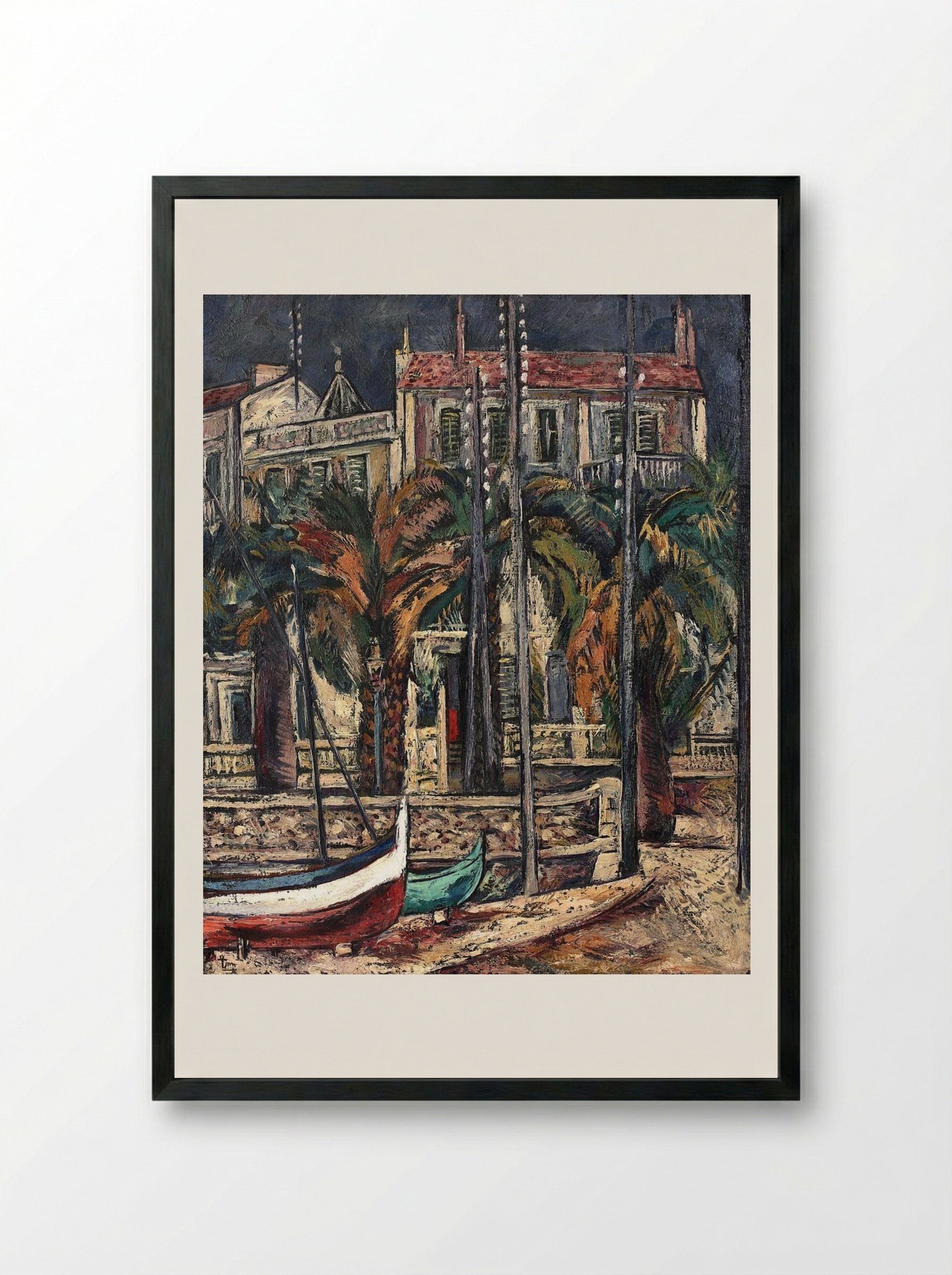 Palermo - Ion Theodorescu-Sion - Framed Print Black