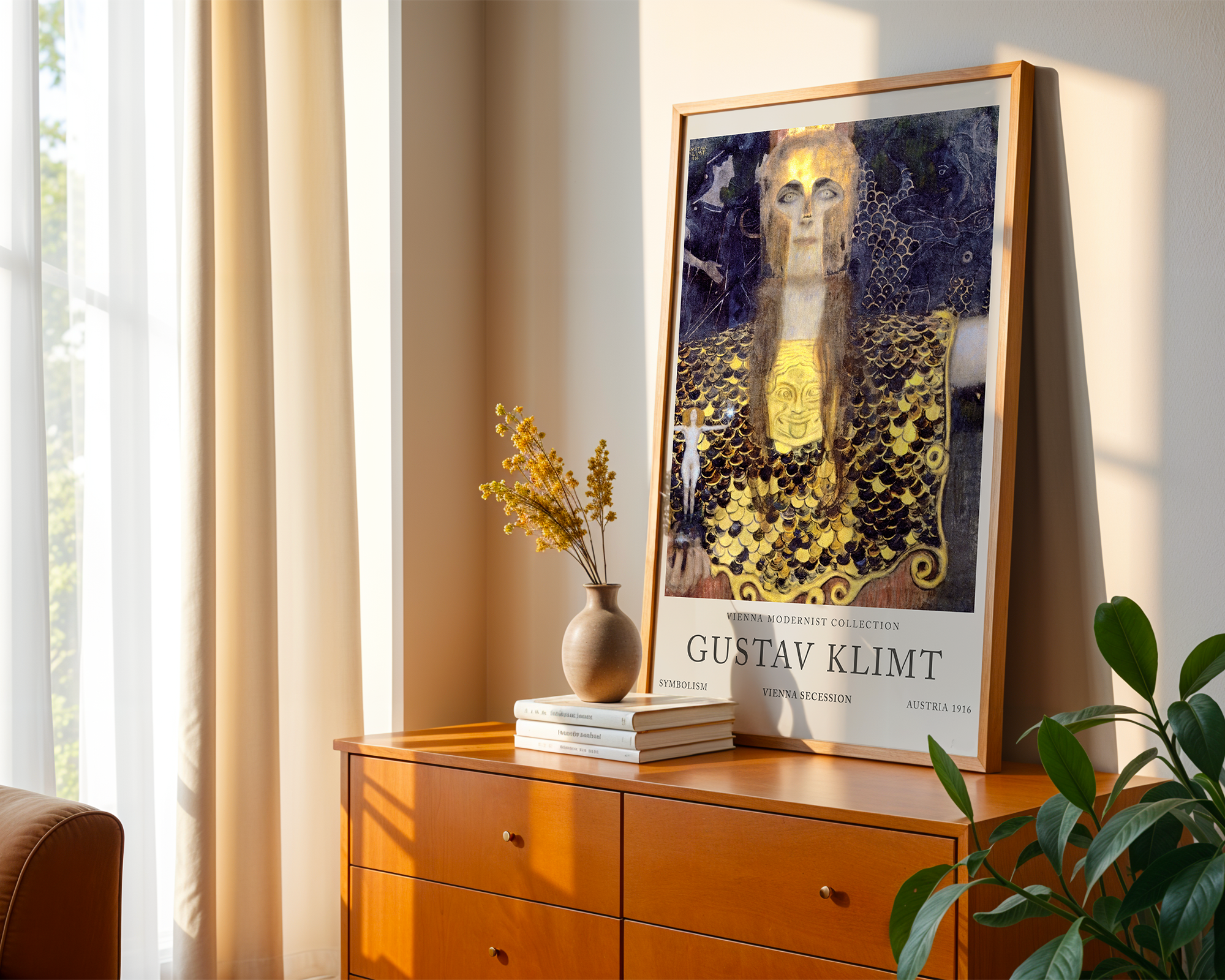 Pallas-Athena---Gustav-Klimt mockup