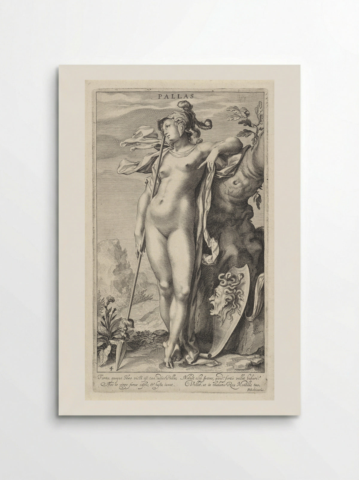 Pallas Athena - Willem Isaacsz. van Swanenburg - Poster