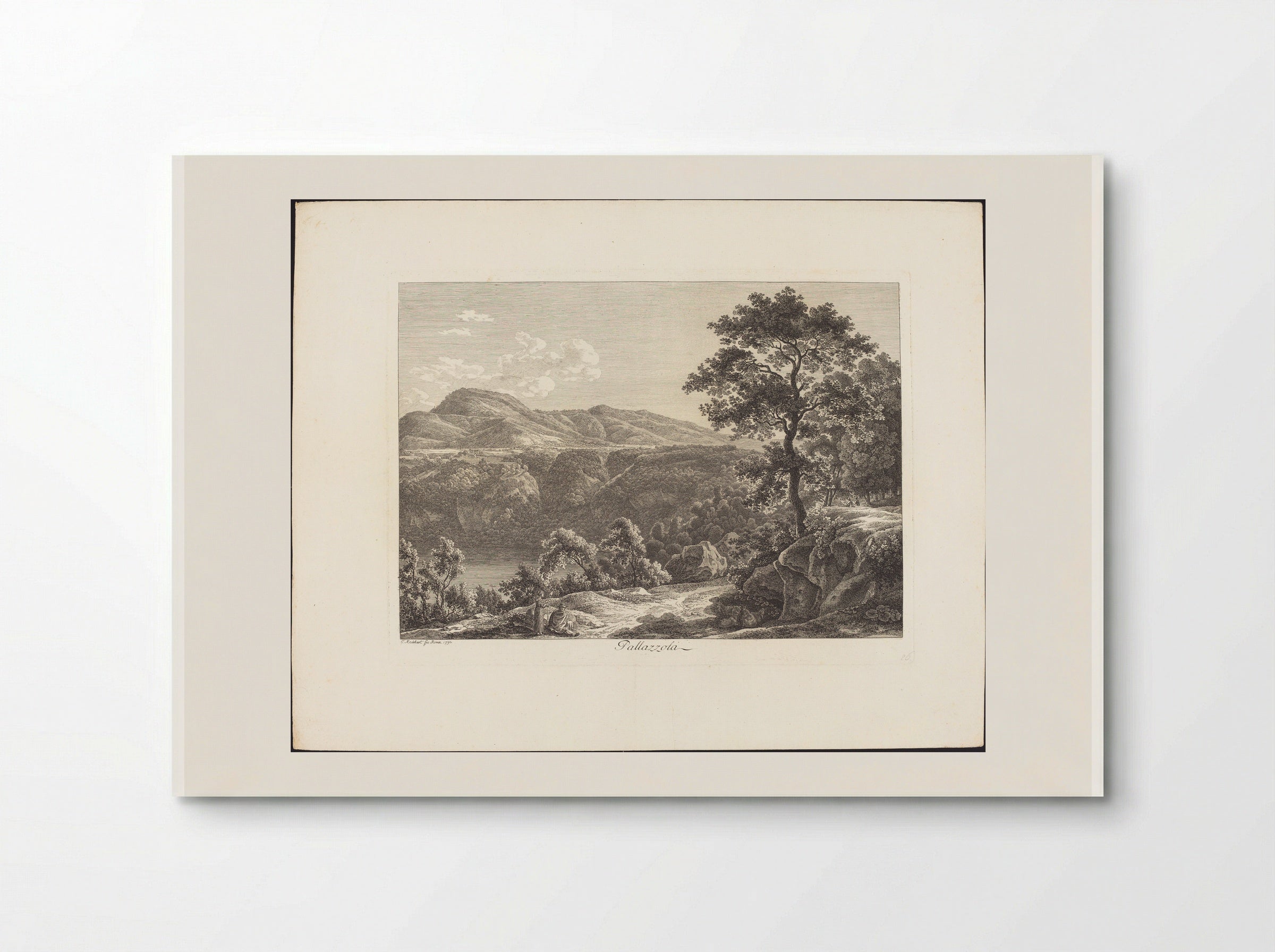Pallazzola - Johann Christian Reinhart - Poster