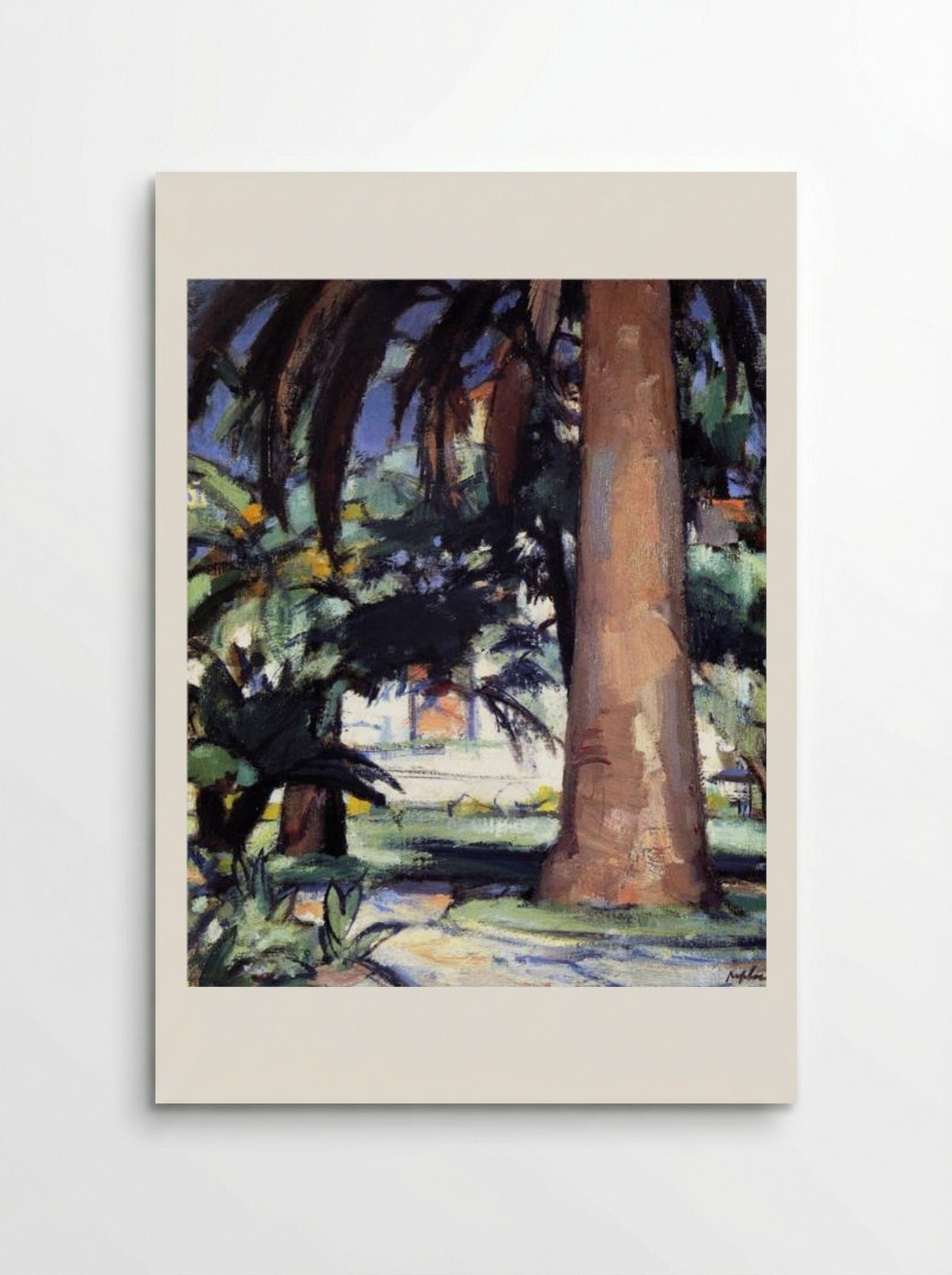 Palm Trees, Antibes - Samuel Peploe - Poster