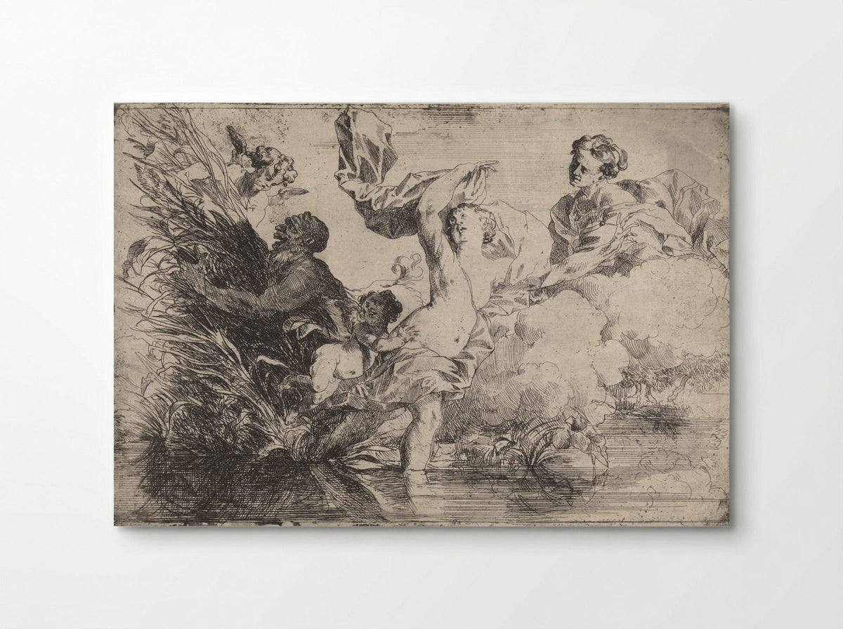 Pan Pursuing a Nymph - Jürgen Ovens - Poster