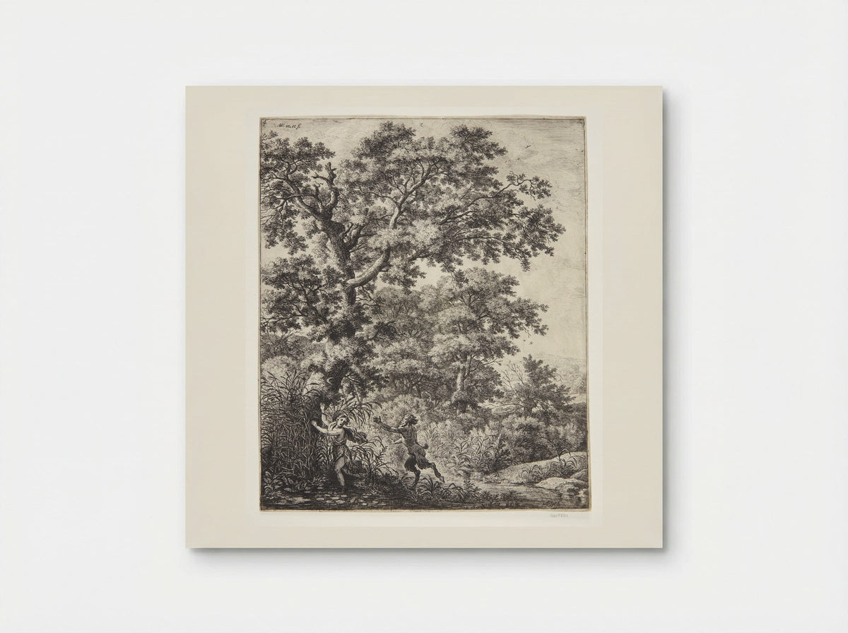 Pan and Syrinx - Anthonie Waterloo - Poster