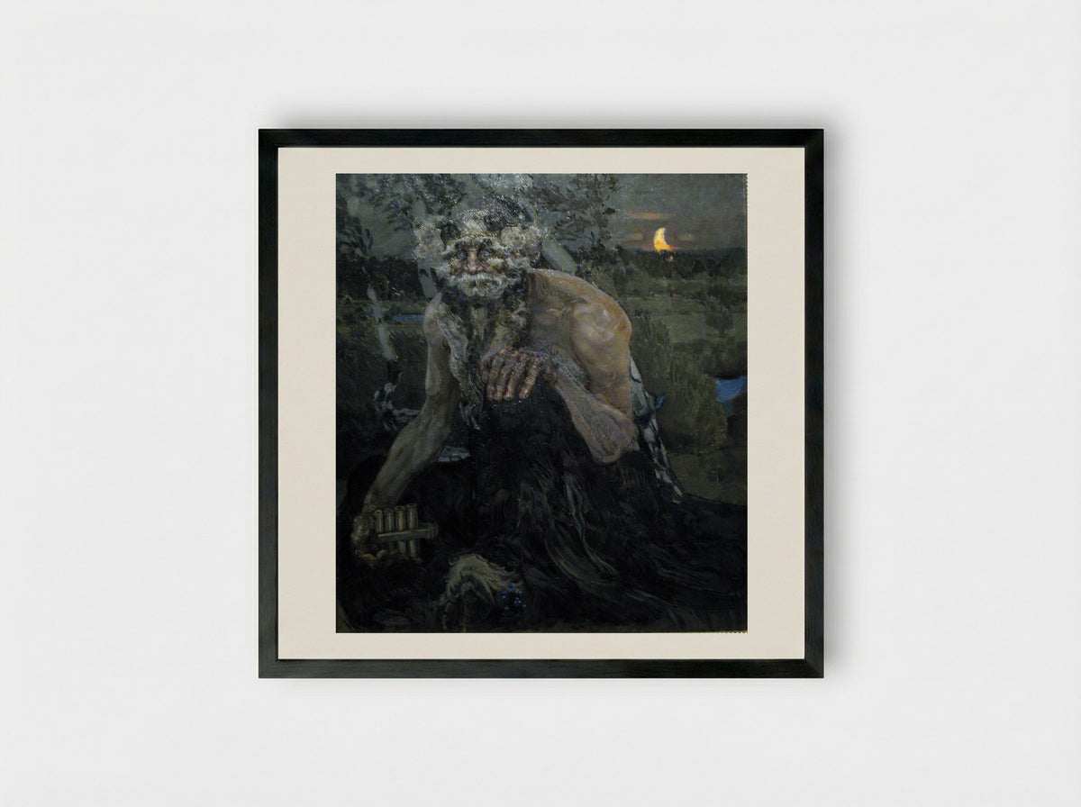 Pan - Mikhail Vrubel - Framed Print Black