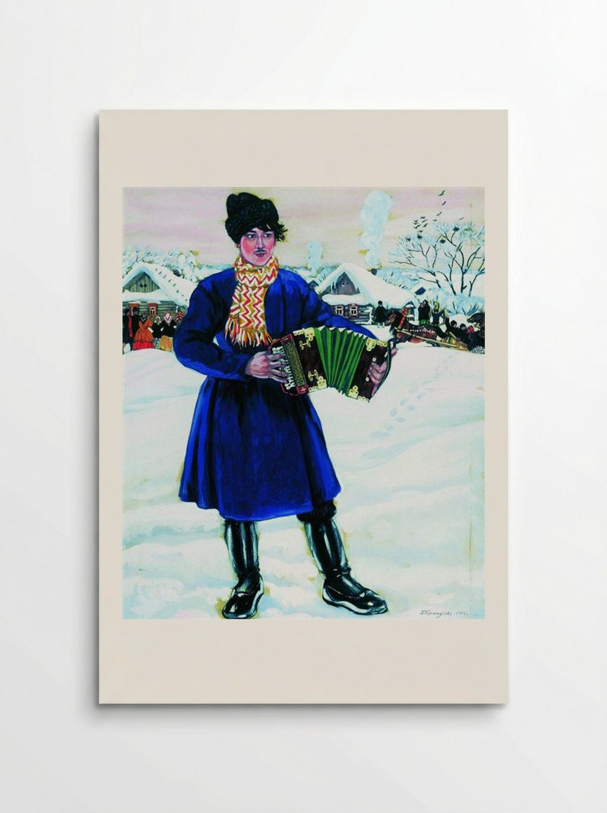 Pancake Tuesday in a Village - Boris Kustodiev - Poster