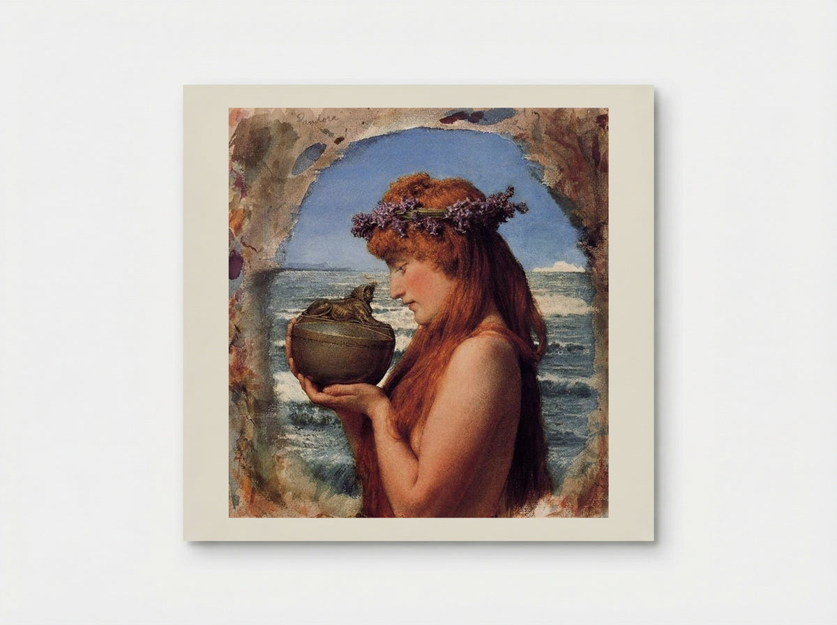 Pandora - Sir Lawrence Alma-Tadema - Poster