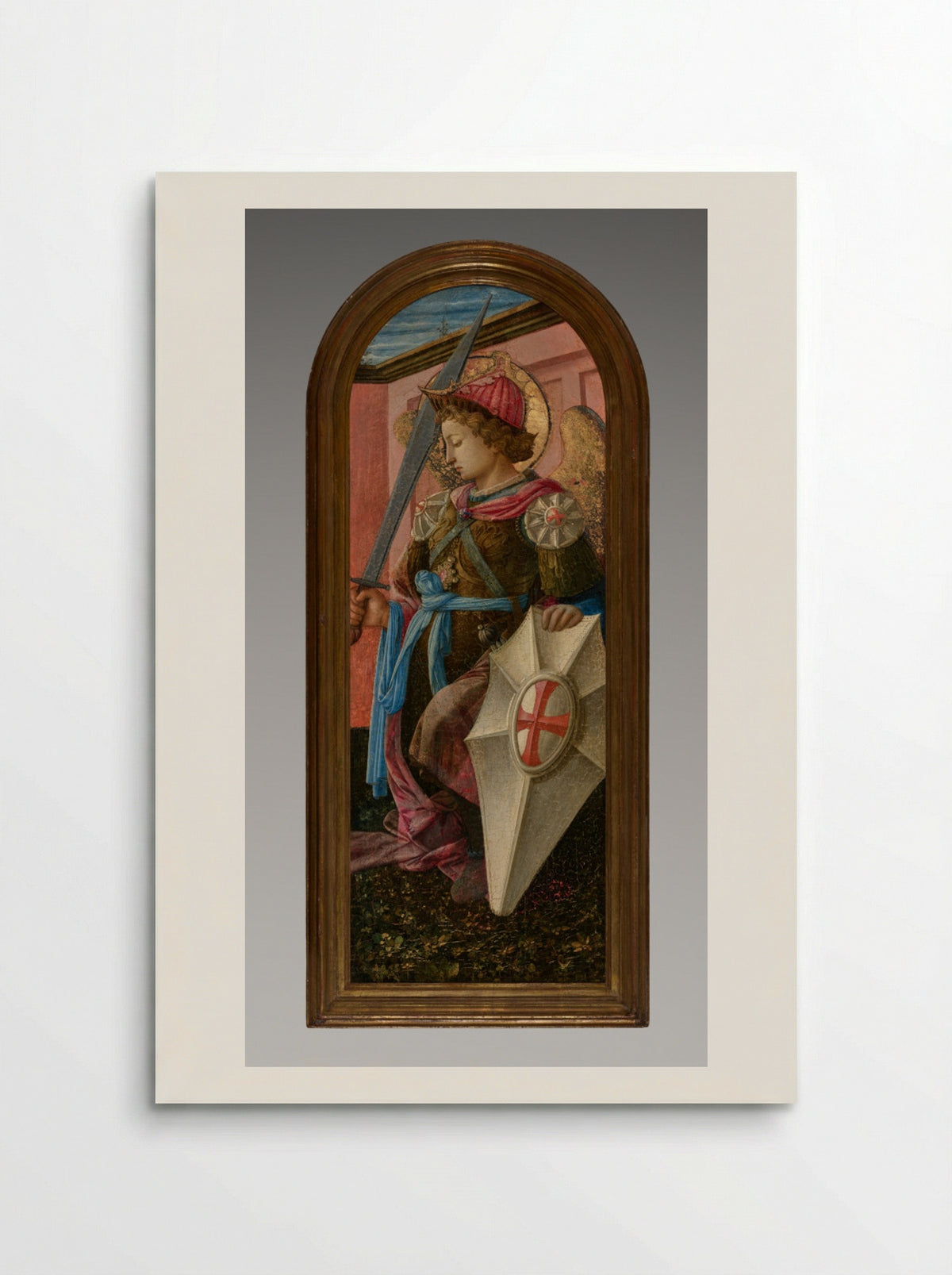 Panel from a Triptych: The Archangel Michael - Fra Filippo Lippi - Poster