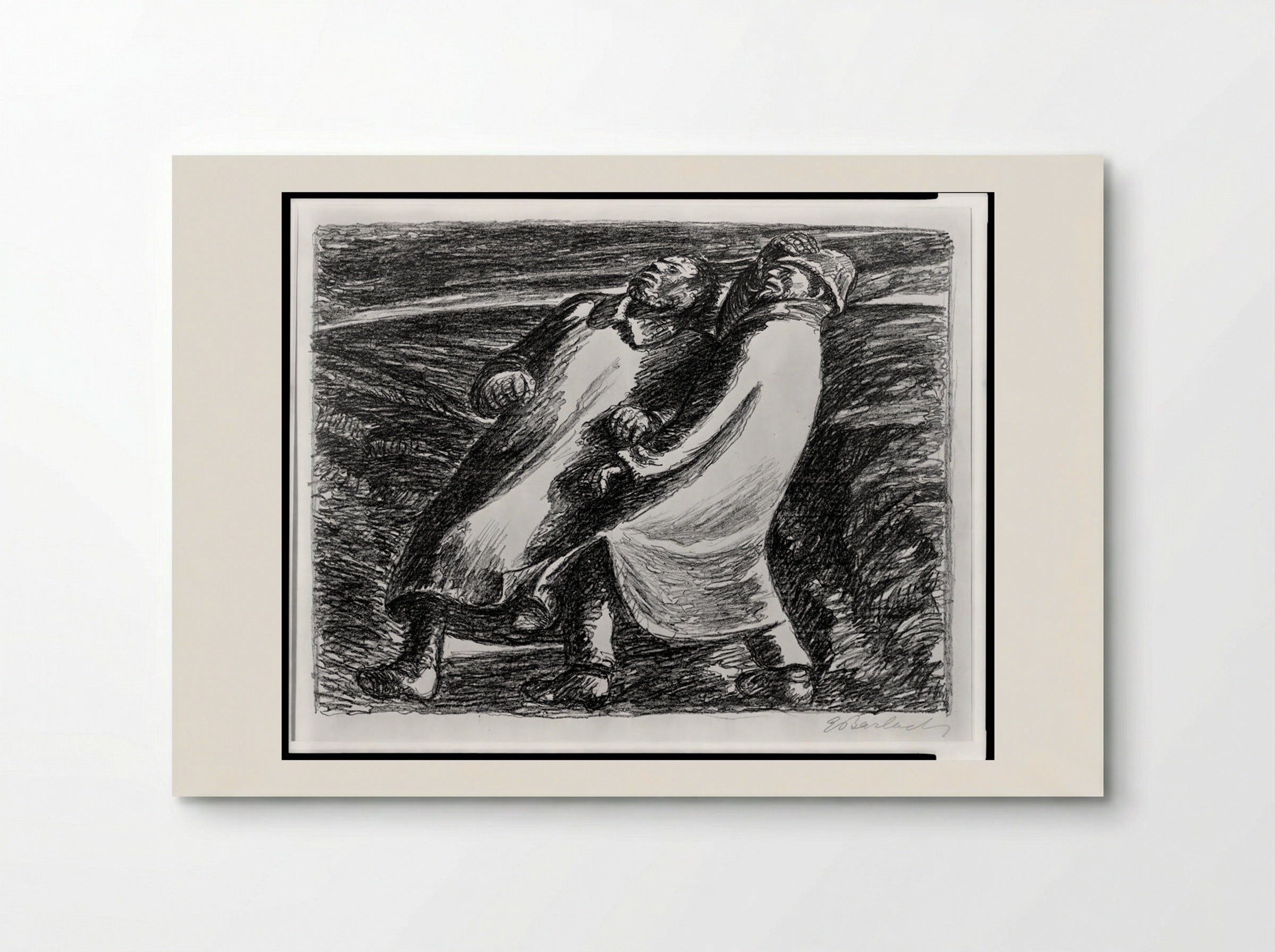 Panicked Fright - Ernst Barlach - Poster