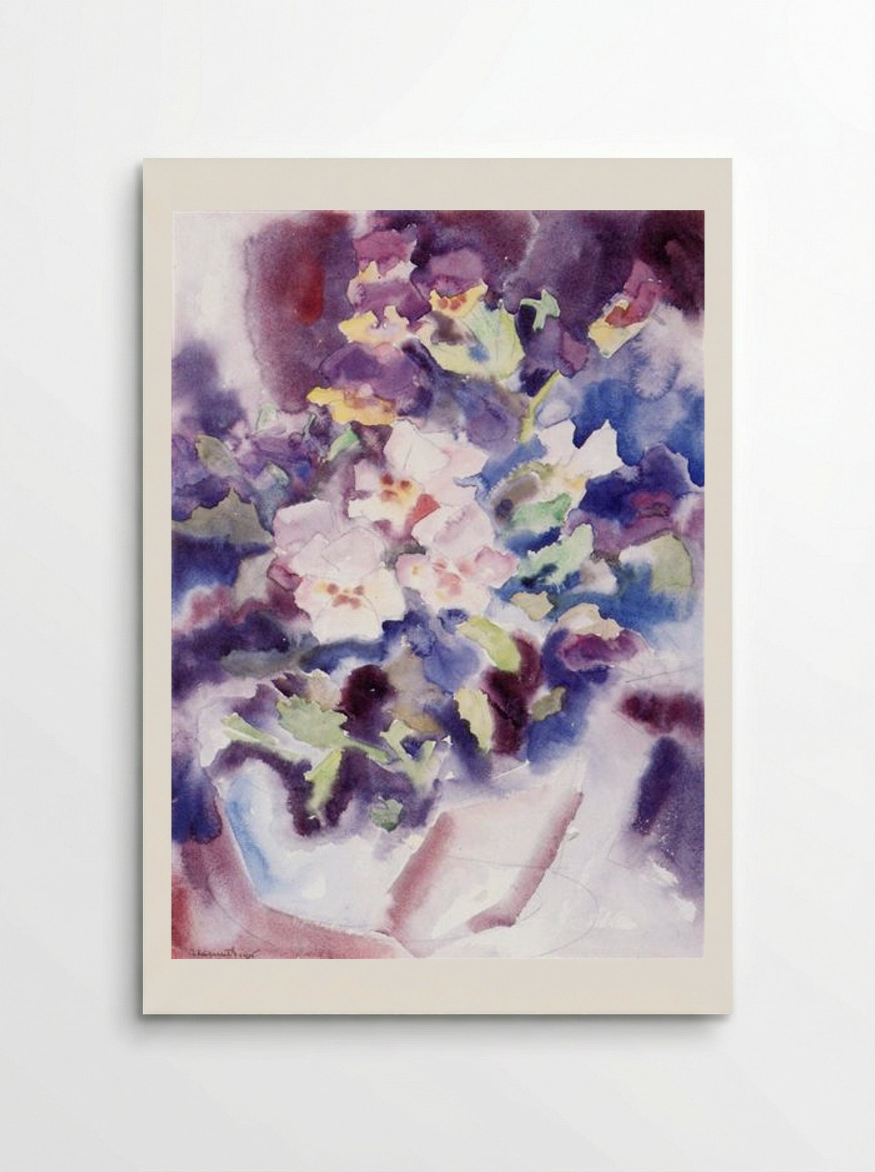 Pansies - Charles Demuth - Poster