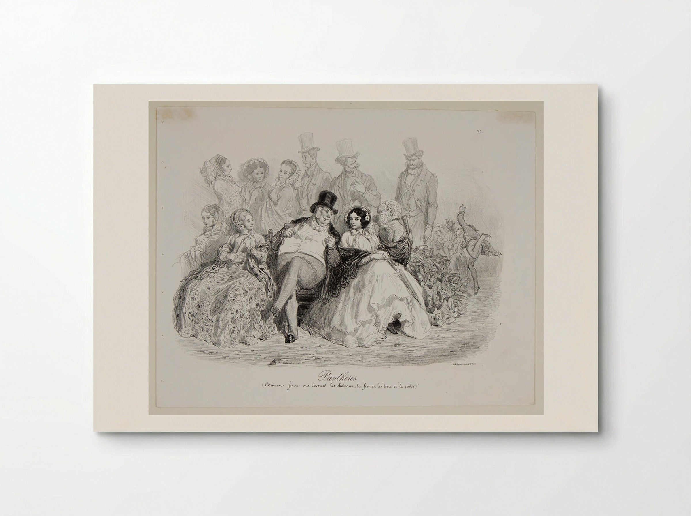 Panthères - Gustave Doré - Poster