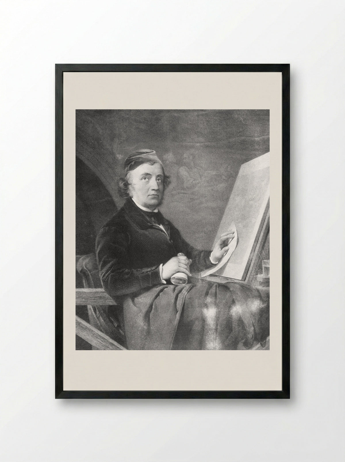 Paolo Toschi - Carlo Raimondi - Framed Print Black