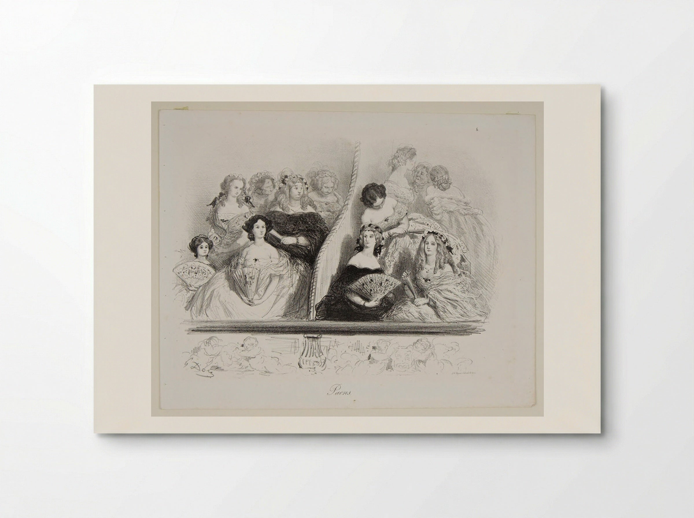 Paons (Peacocks) - Gustave Doré - Poster