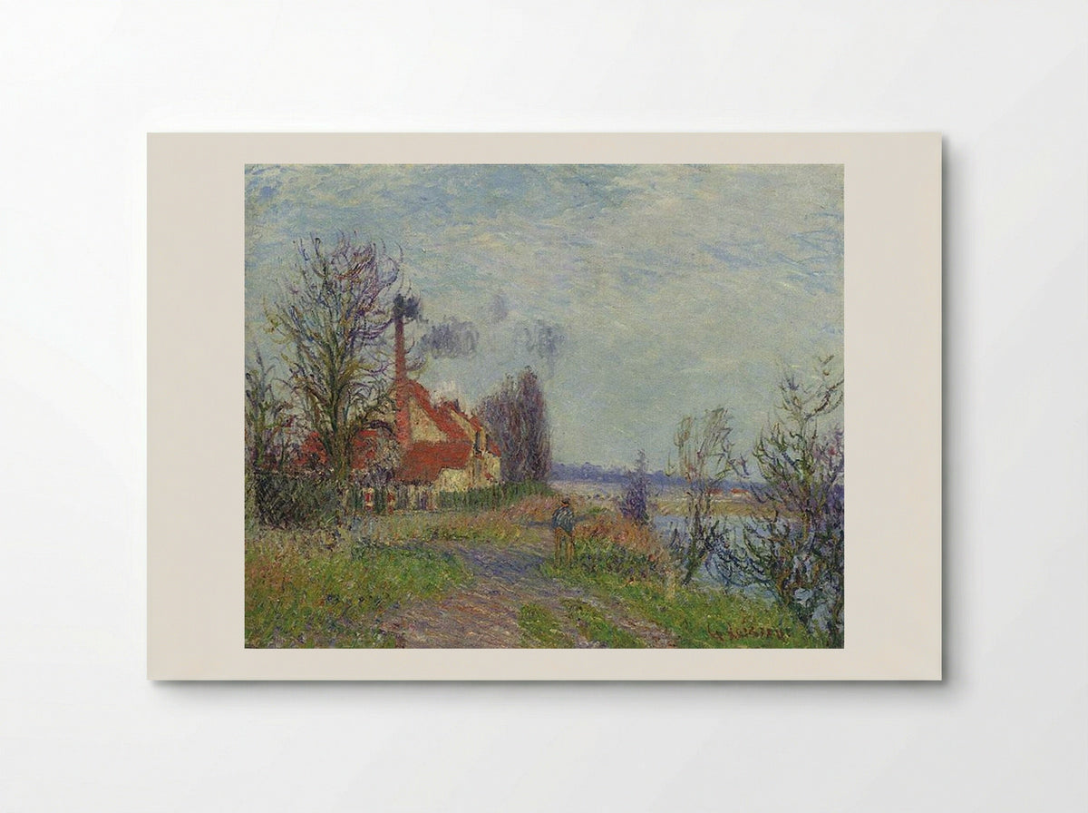 Paper Mill at Port Marly - Gustave Loiseau - Poster