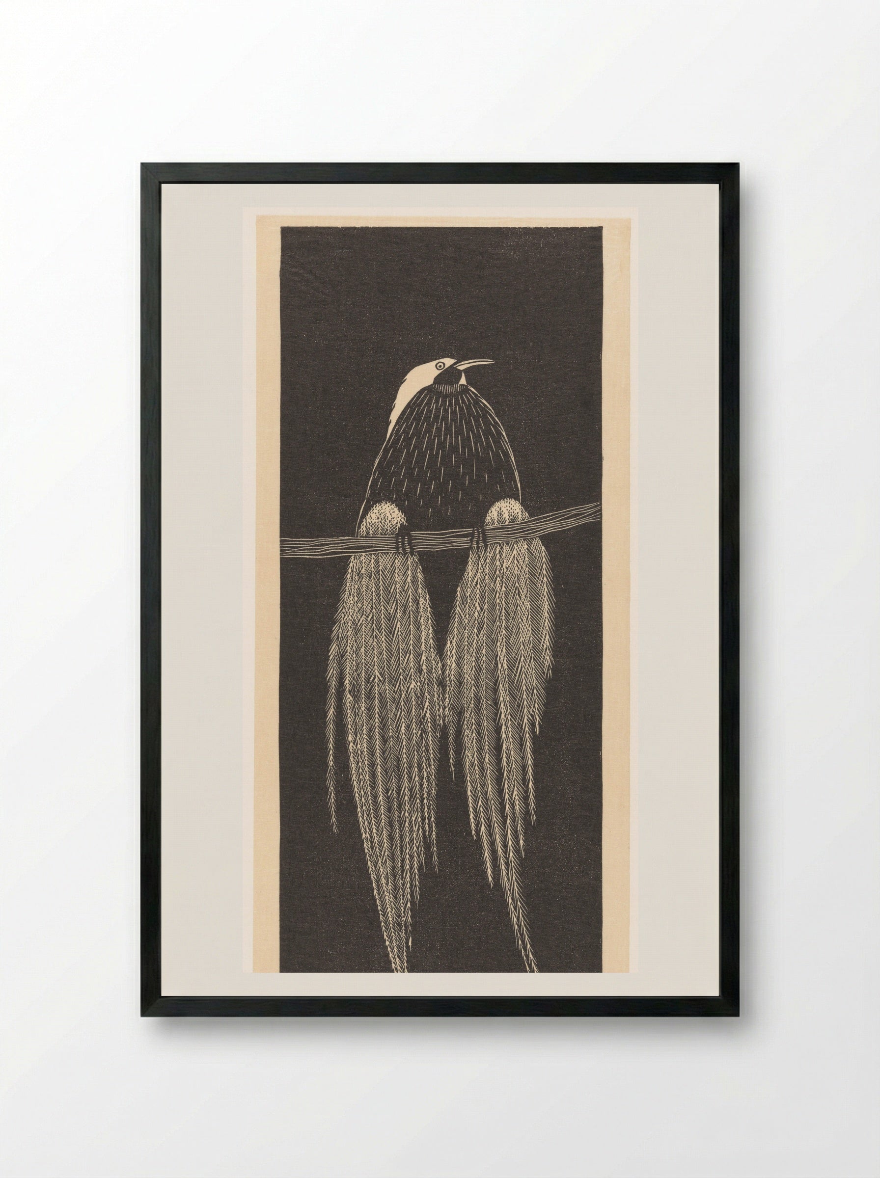 Paradijsvogel - Samuel Jessurun de Mesquita - Framed Print Black