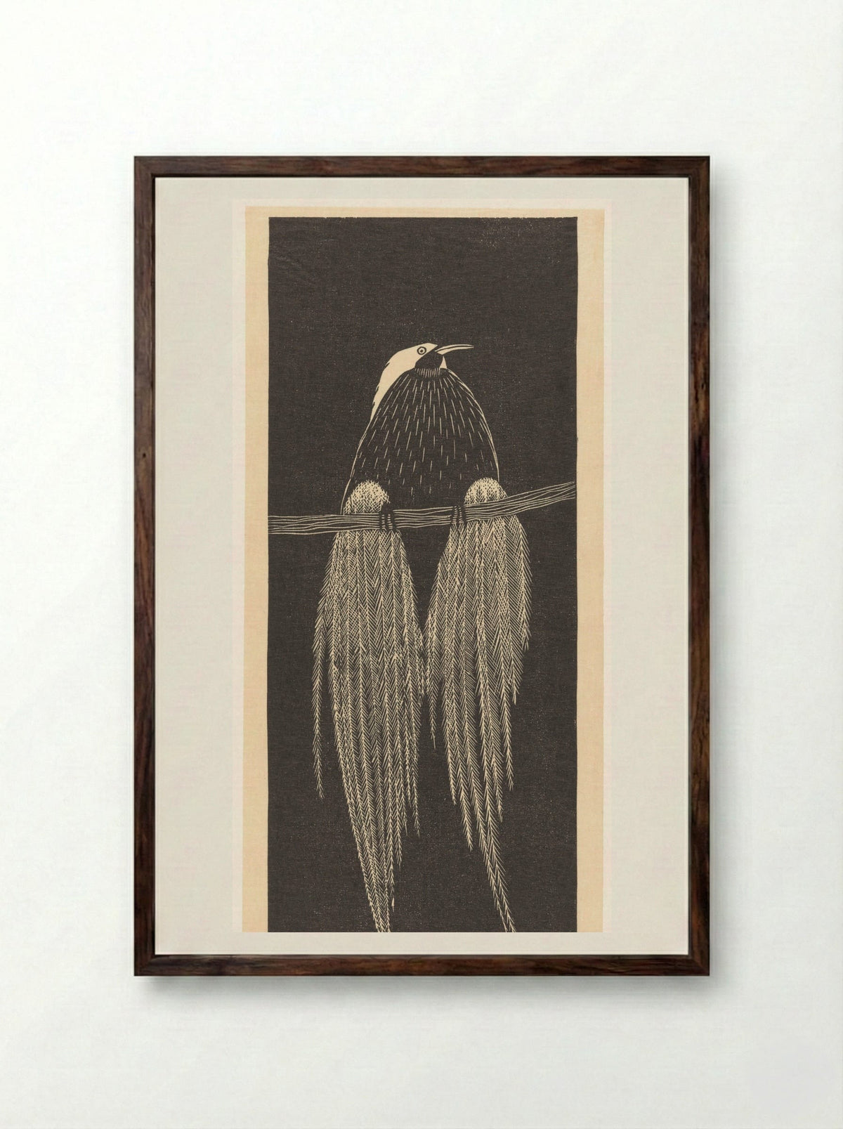 Paradijsvogel - Samuel Jessurun de Mesquita - Framed Print Dark Wood