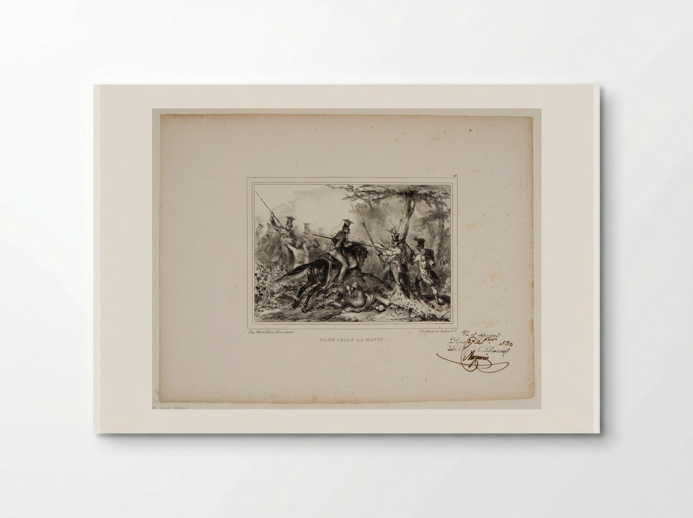 Pare celle la matin - Denis-Auguste-Marie Raffet - Poster