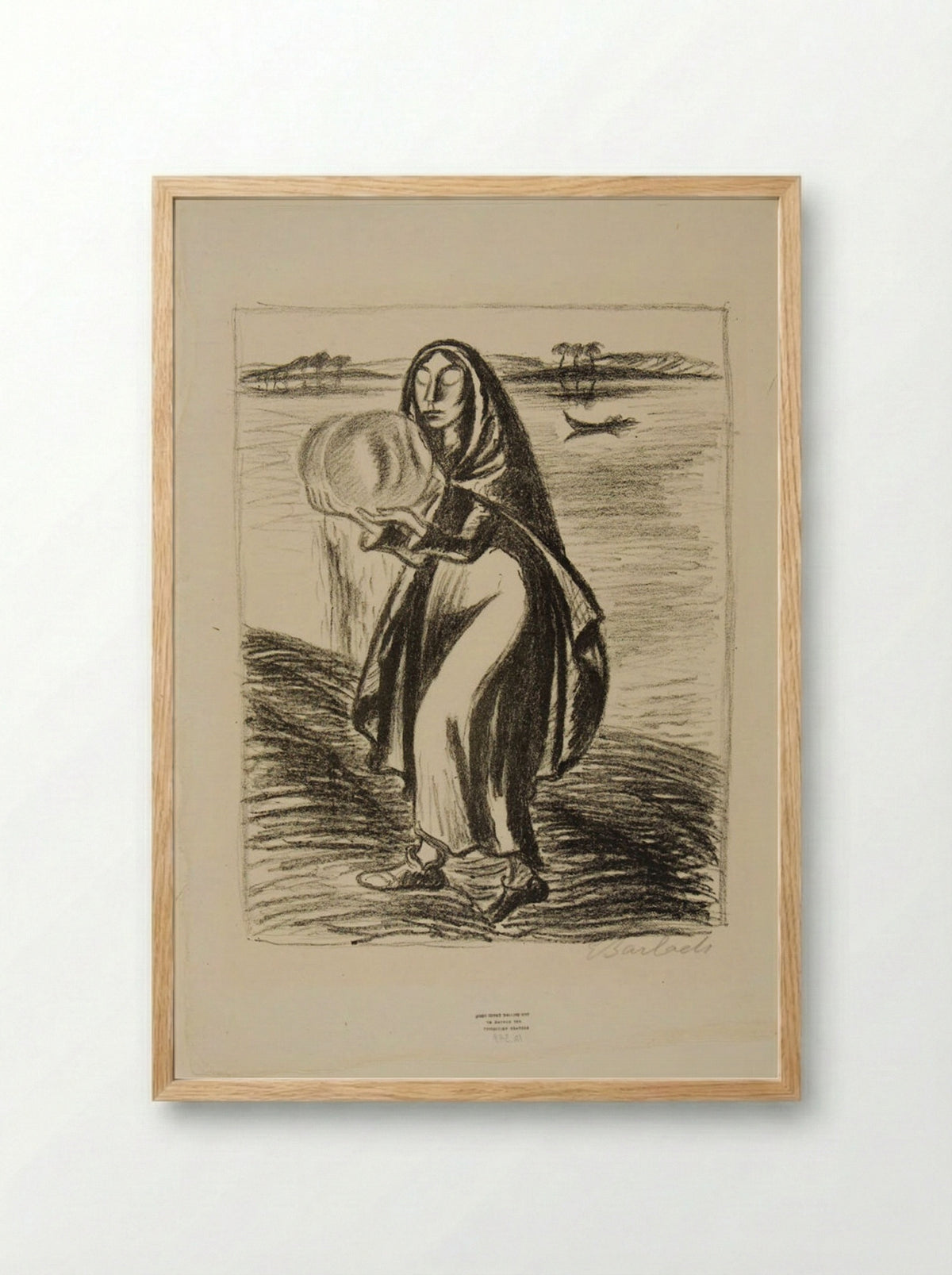 Pariah: The Legend 1: The Water Sphere - Ernst Barlach - Framed Print Wood