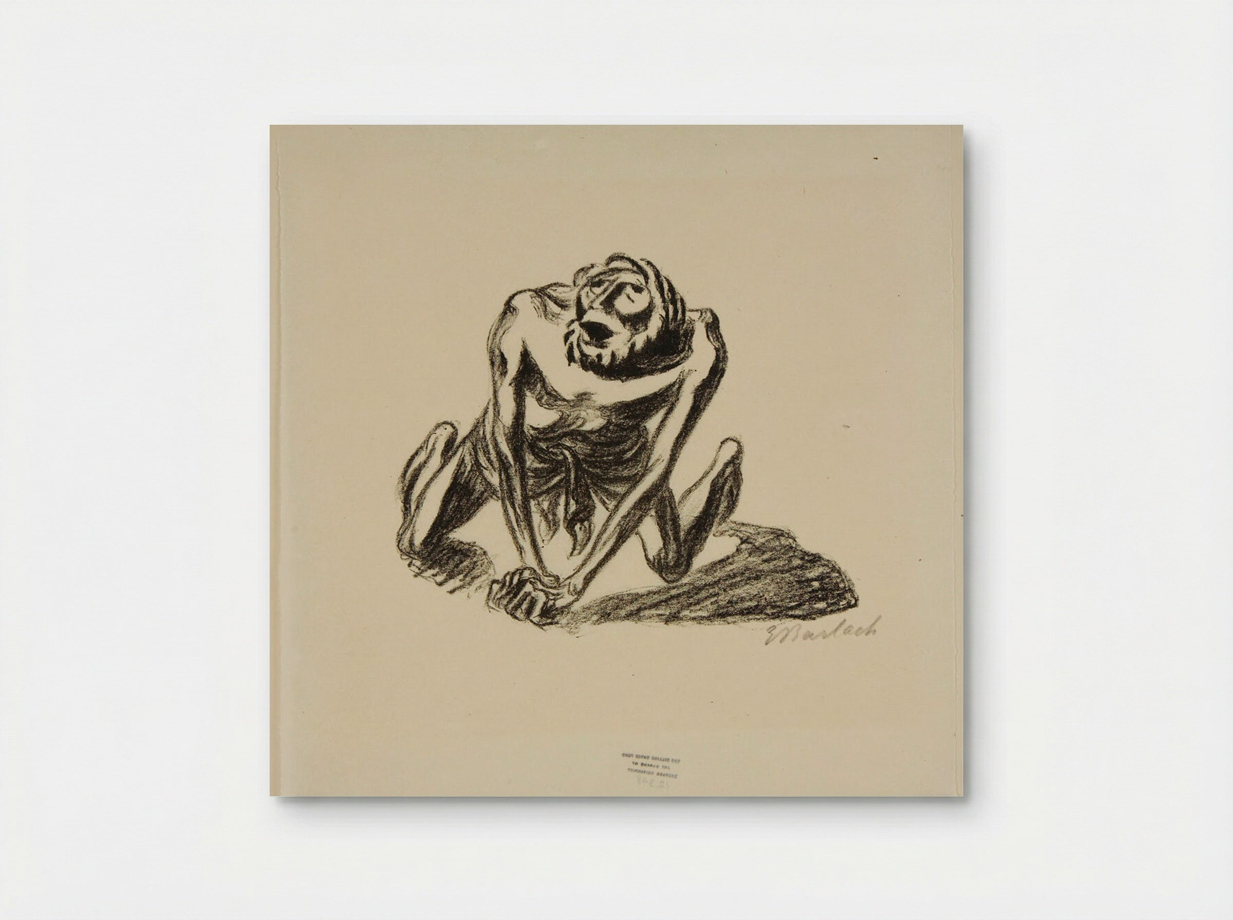 Pariah: The Pariah's Prayer - Ernst Barlach - Poster