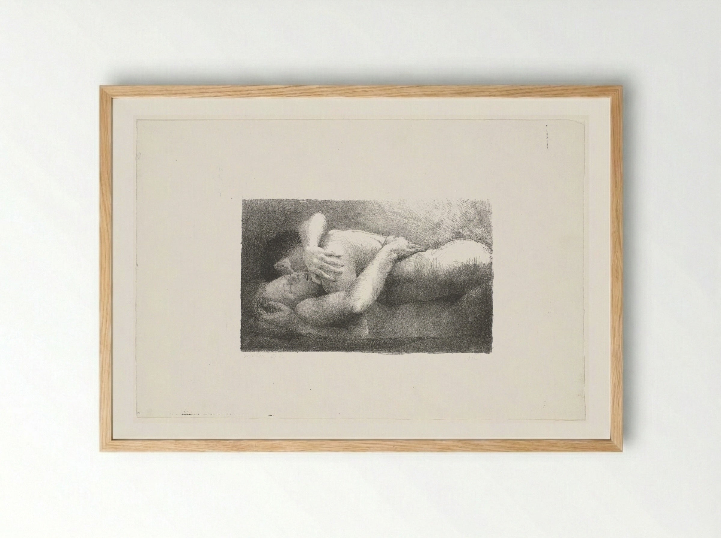 Paring - Aat Veldhoen - Framed Print Wood