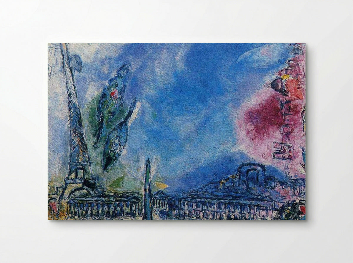 Paris Through the Window - Marc Chagall - Poster