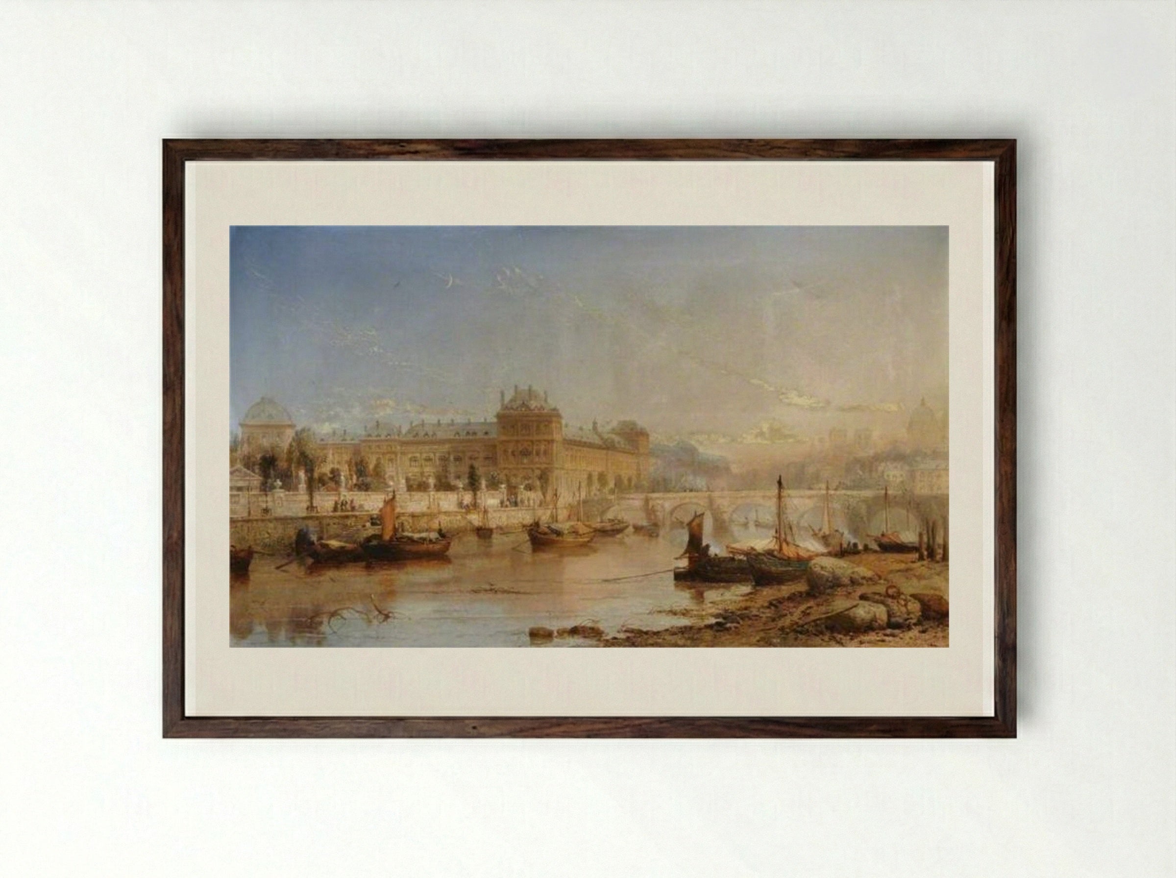 Paris - James Webb - Framed Print Dark Wood