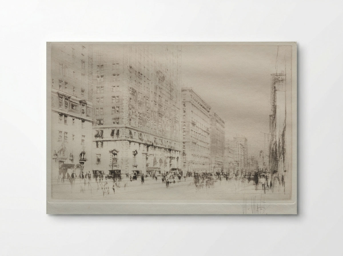 Park Avenue, New York - William Walcot - Poster