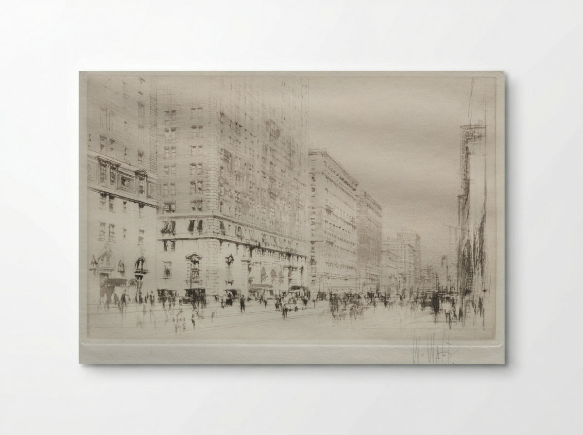 Park Avenue, New York - William Walcot - Poster