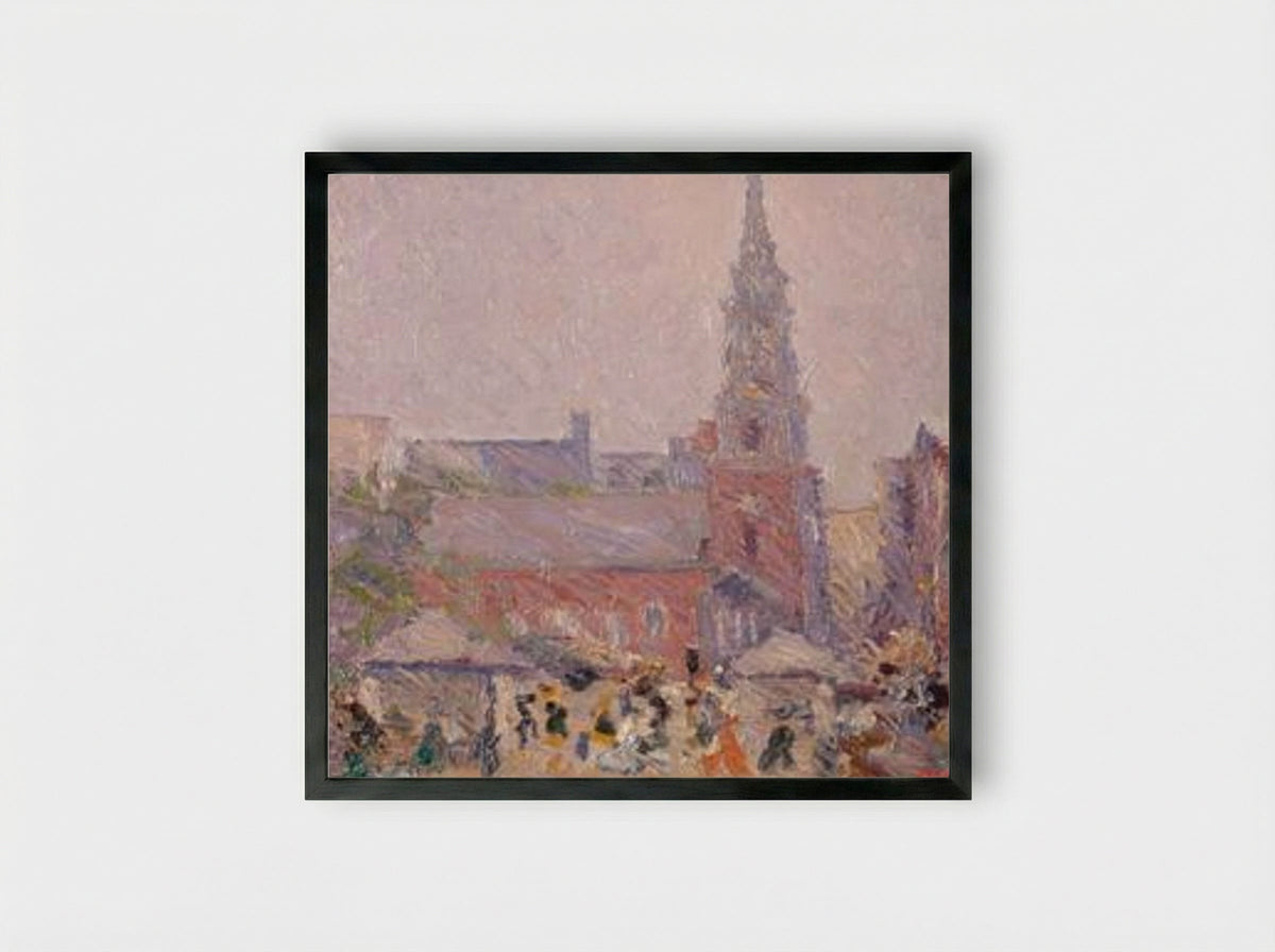 Park Street Church - Arshile Gorky - Framed Print Black