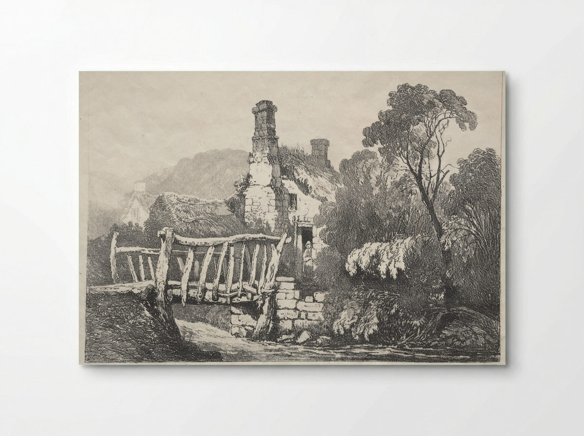 Part of Kirkham Abbey - Samuel Prout - Poster