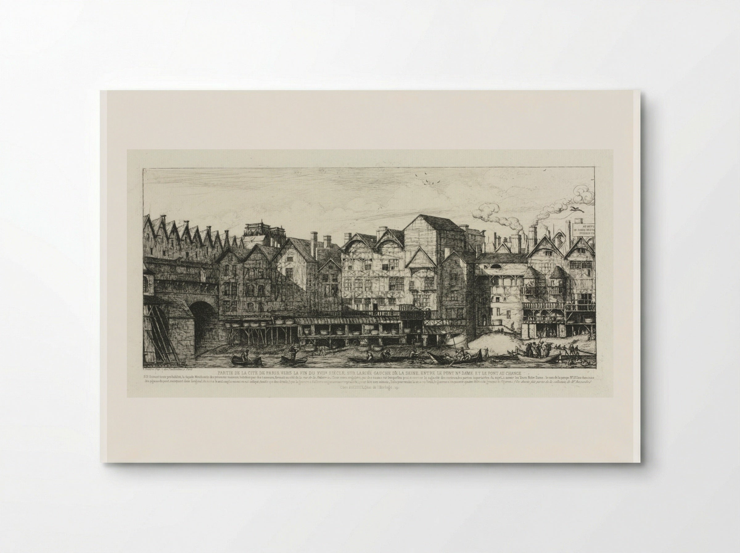 Part of the City of Paris at the End of the Seventeenth Century - Charles Meryon - Poster