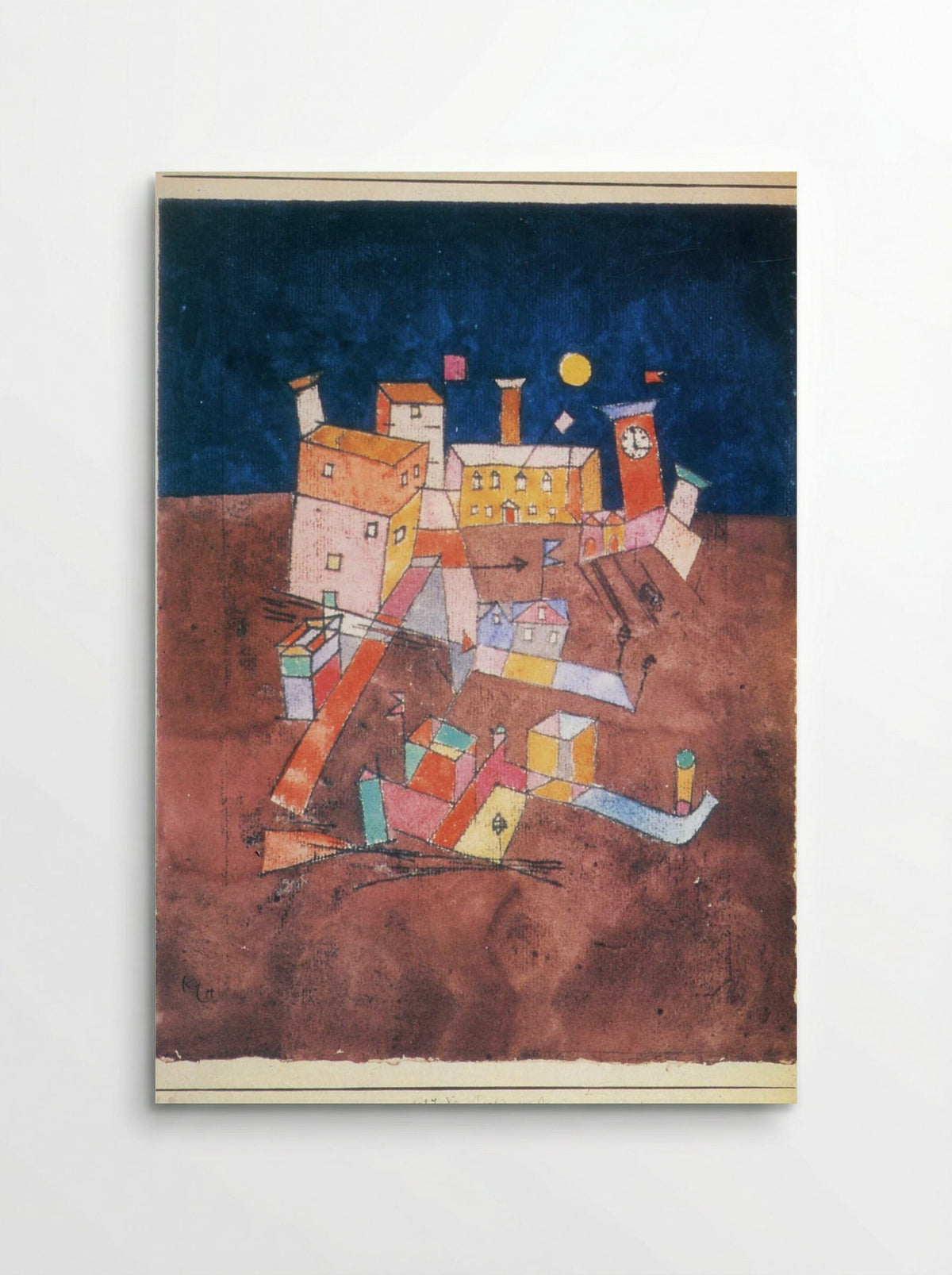 Partie aus G - Paul Klee - Poster
