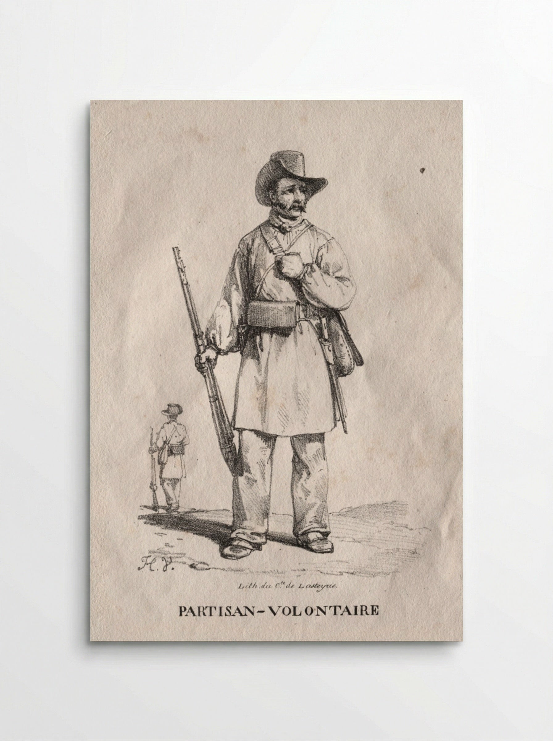 Partisan-Volontaire - Horace Vernet - Poster