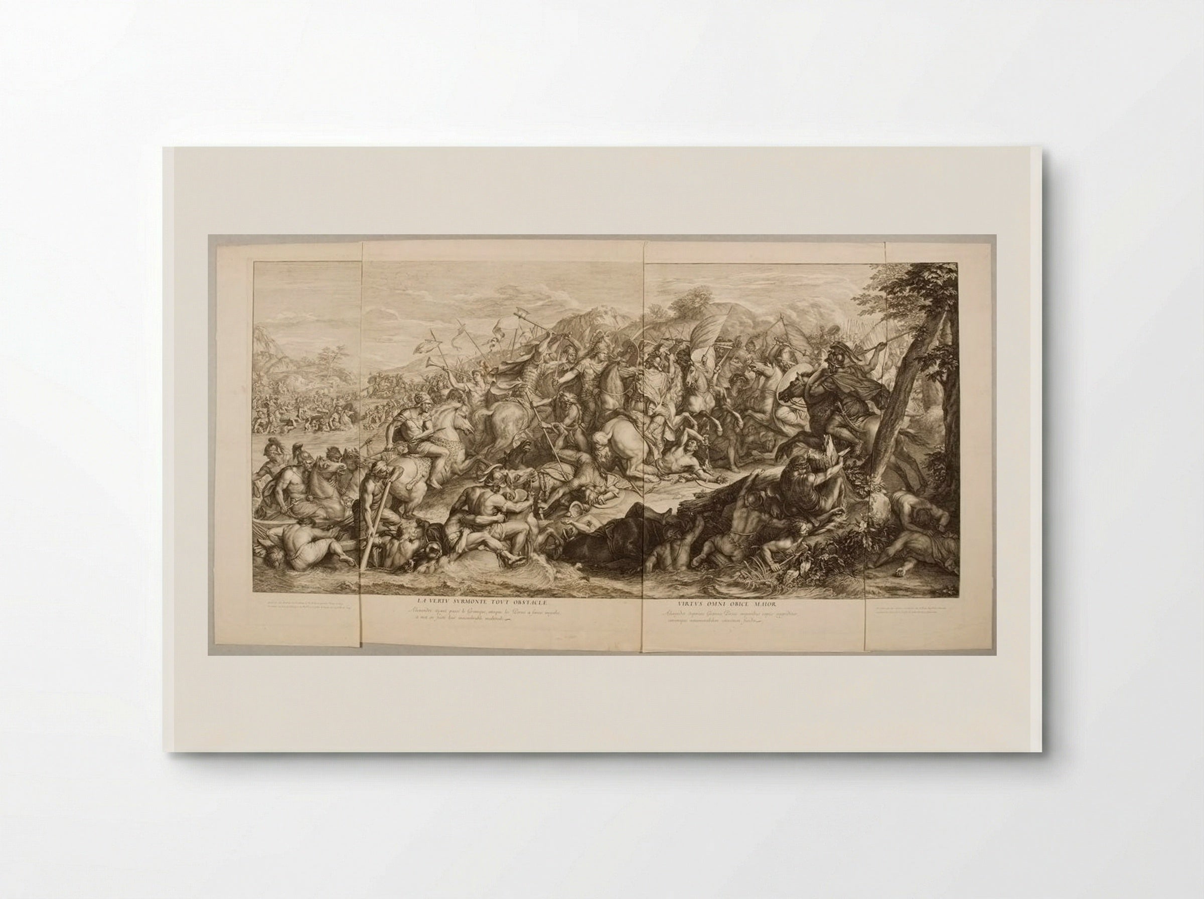 Passage of the Granicus - Gérard Audran - Poster
