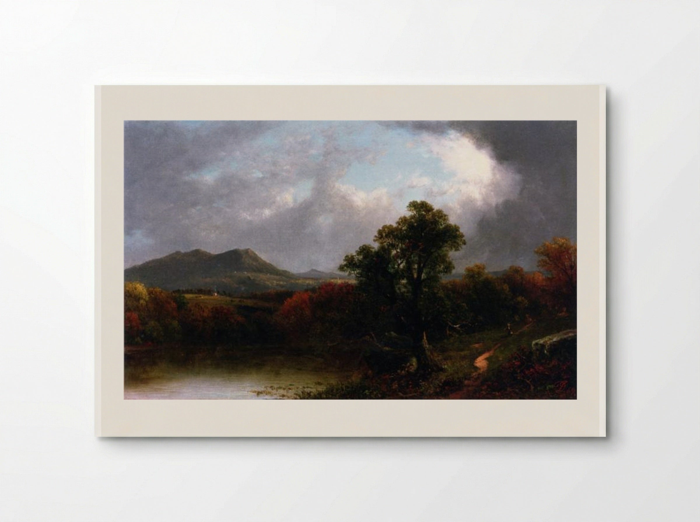 Passing Storm Clouds - David Johnson - Poster
