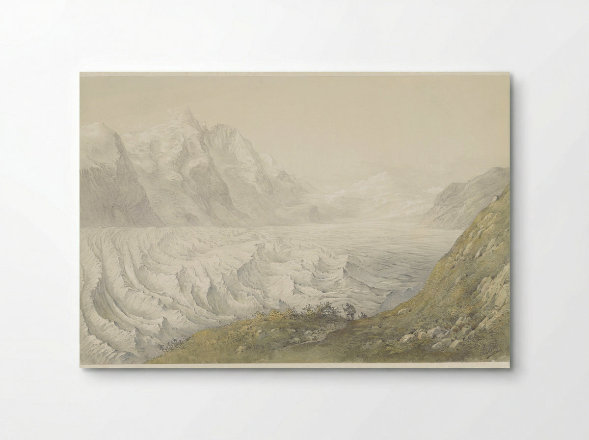 Pasterze Glacier near Heiligenblut - Karoly Lajos Libay - Poster