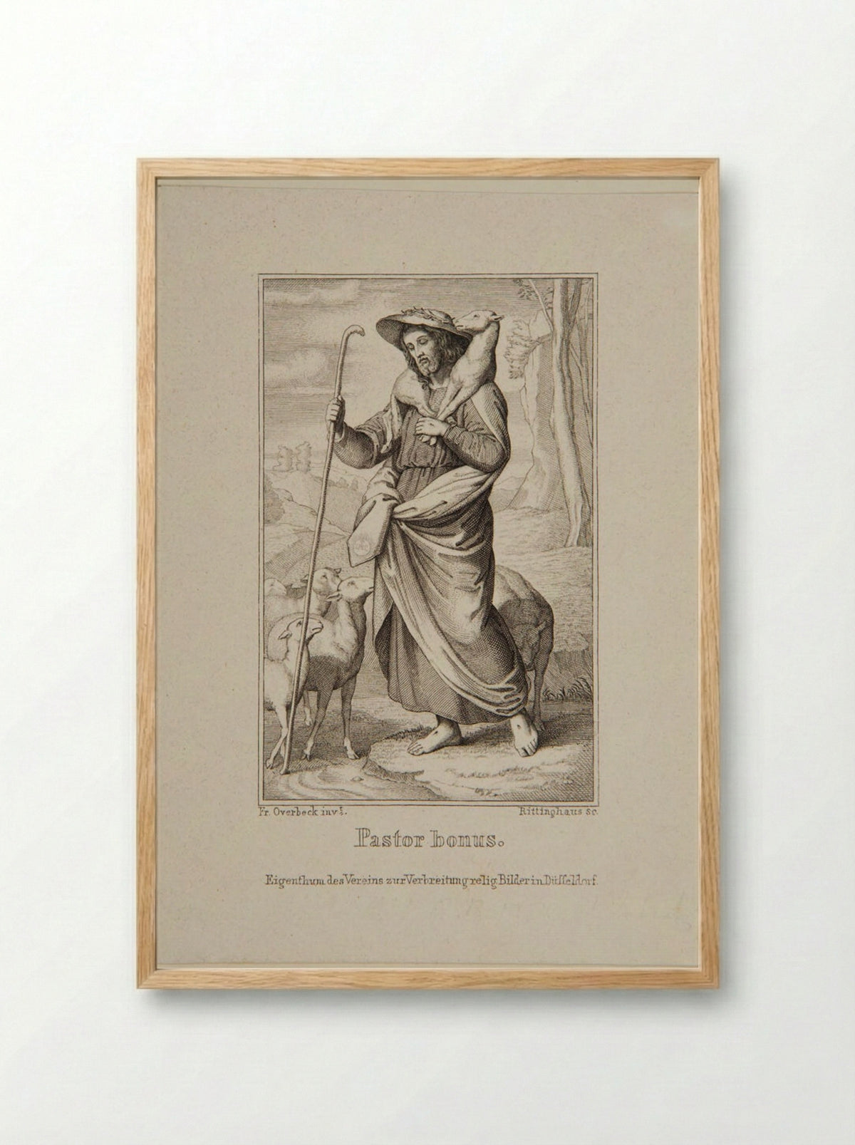 Pastor Bonus - E. Rittinghaus - Framed Print Wood
