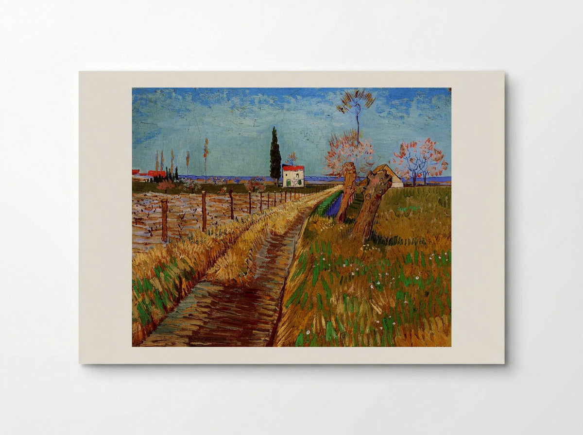 Path Through a Field with Willows - Vincent van Gogh - Poster