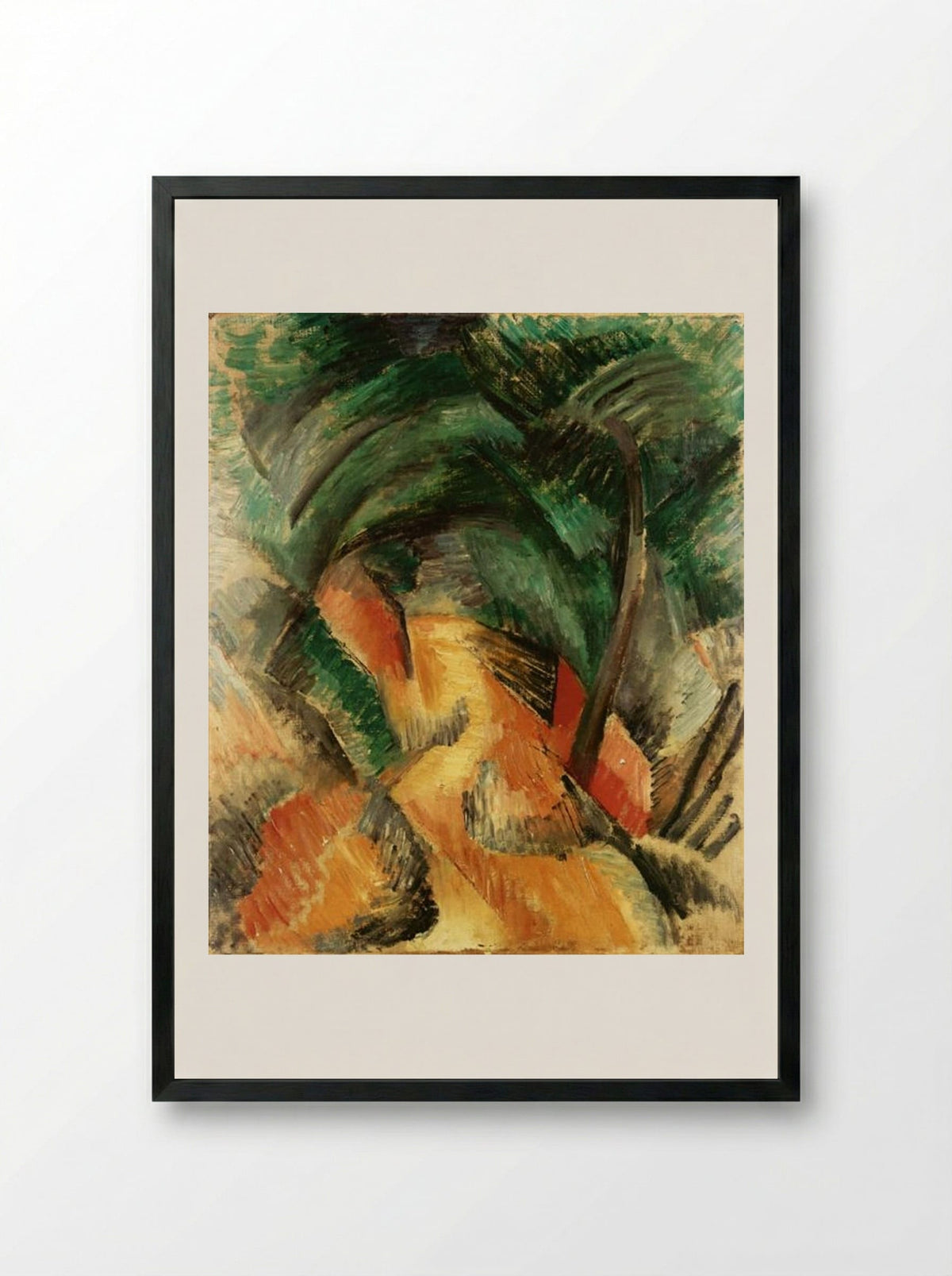 Path at Estaque - Georges Braque - Framed Print Black
