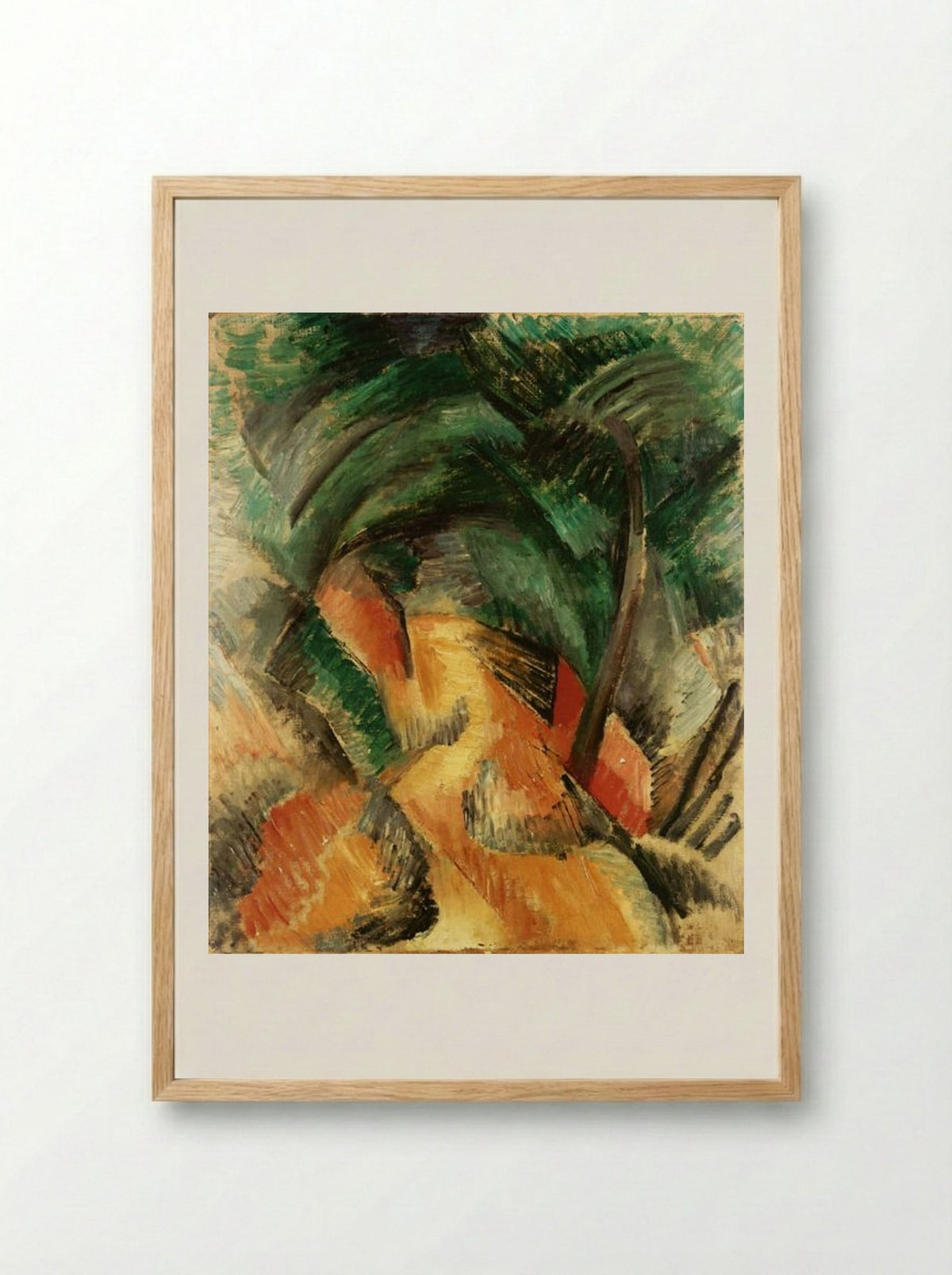 Path at Estaque - Georges Braque - Framed Print Wood