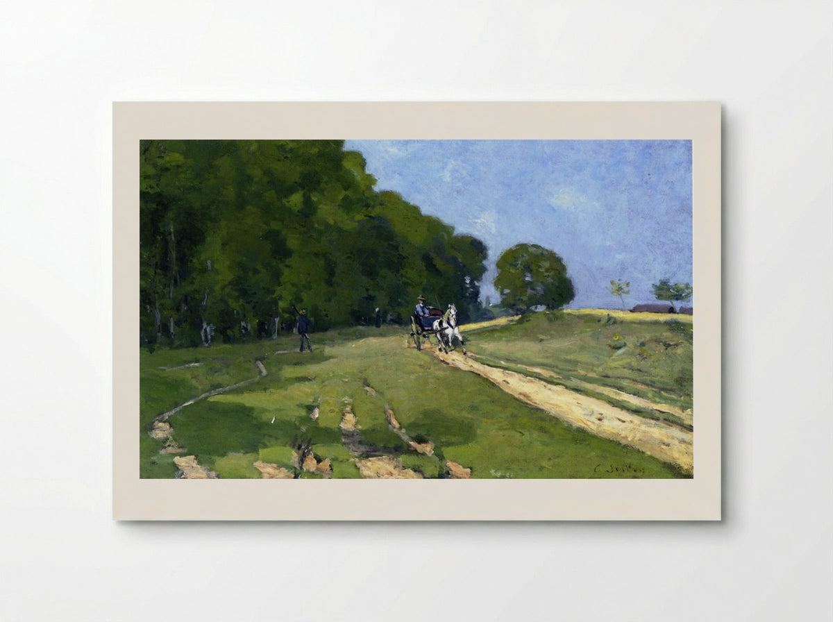 Path near the Parc de Courances - Alfred Sisley - Poster