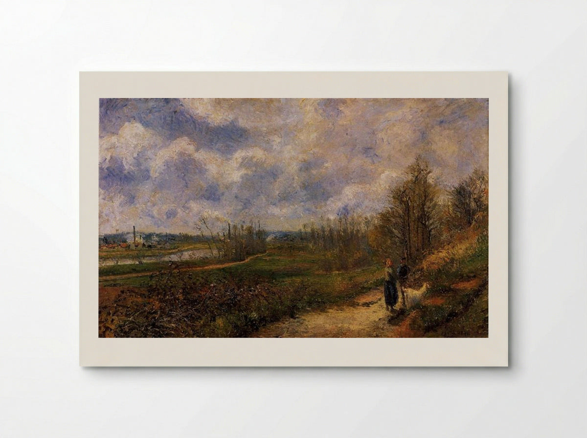 Path to Le Chou, Pontoise - Camille Pissarro - Poster