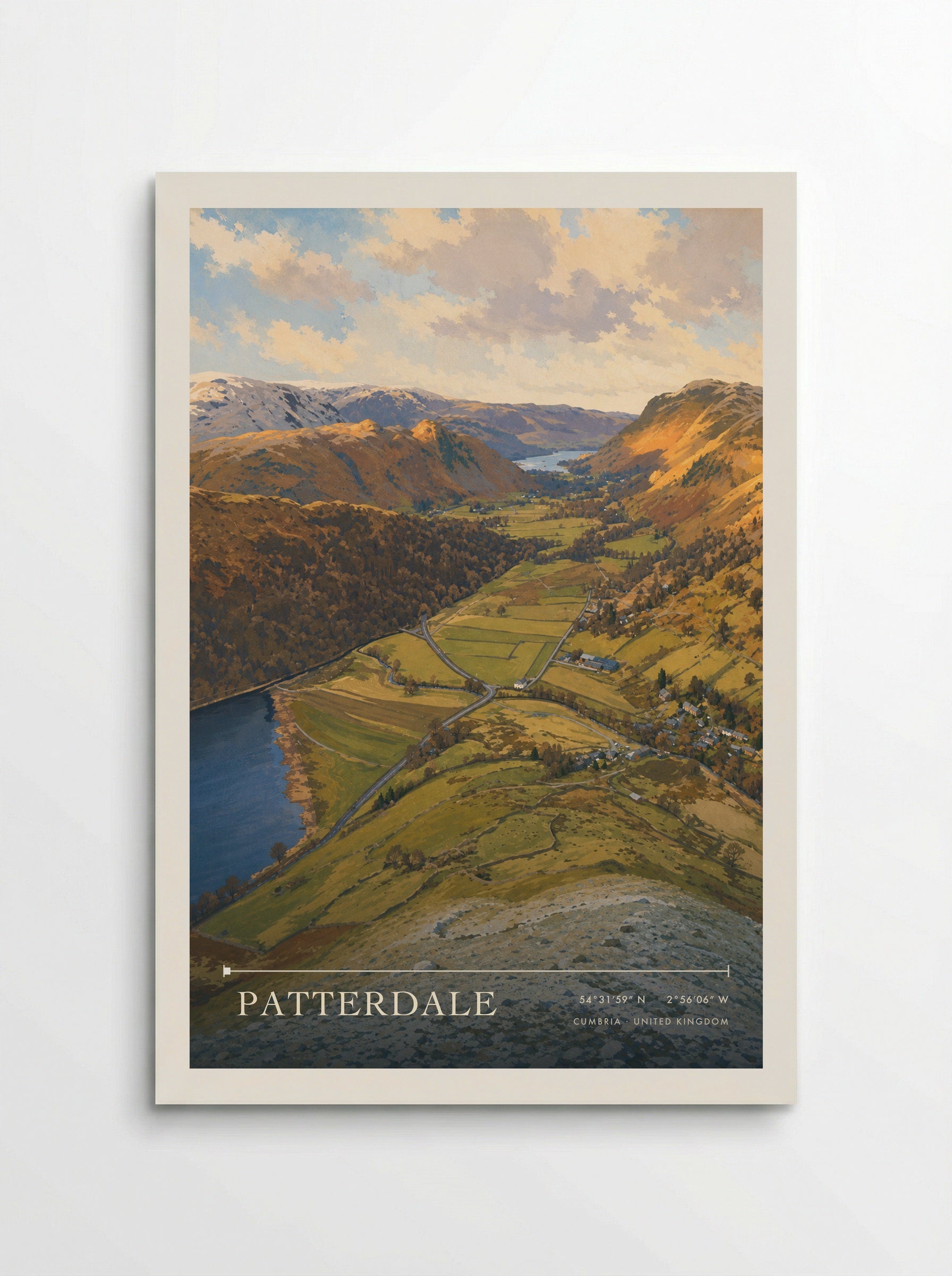 Patterdale Cumbria United Kingdom Travel Poster - Poster