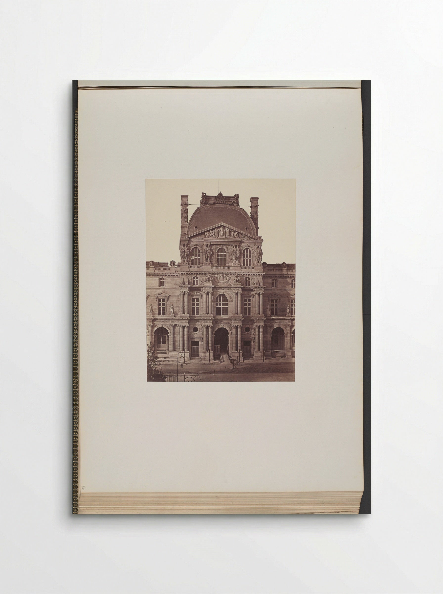 Pavillon Denon, Palais du Louvre - Édouard Denis Baldus - Poster