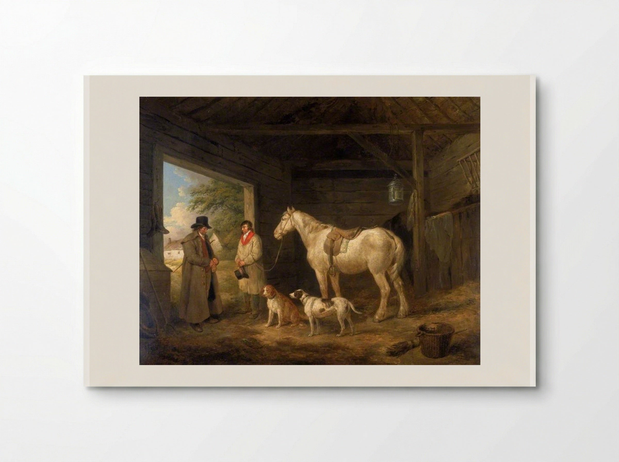 Paying the Ostler - George Morland - Poster
