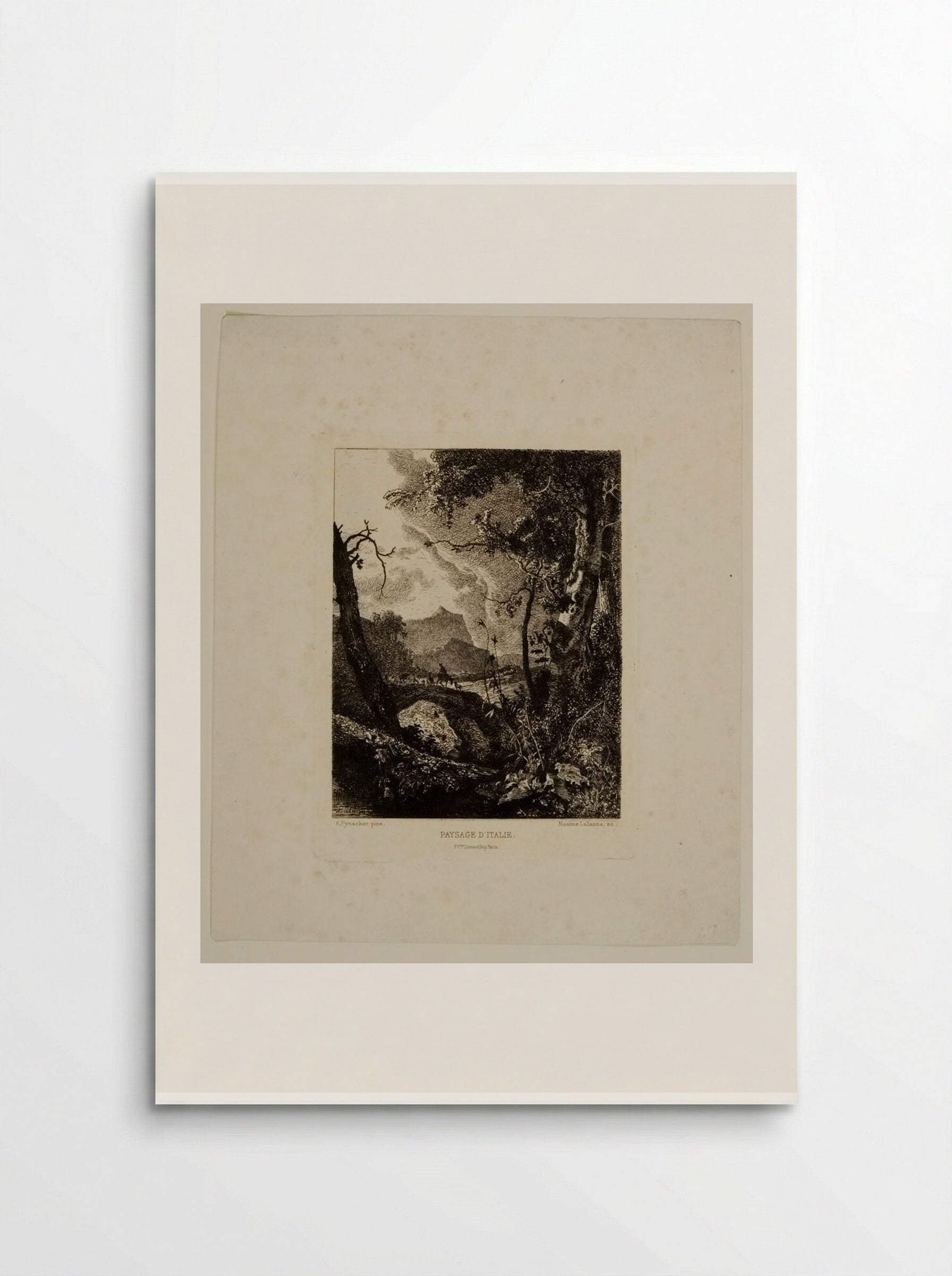 Paysage d'Italie - Maxime Lalanne - Poster