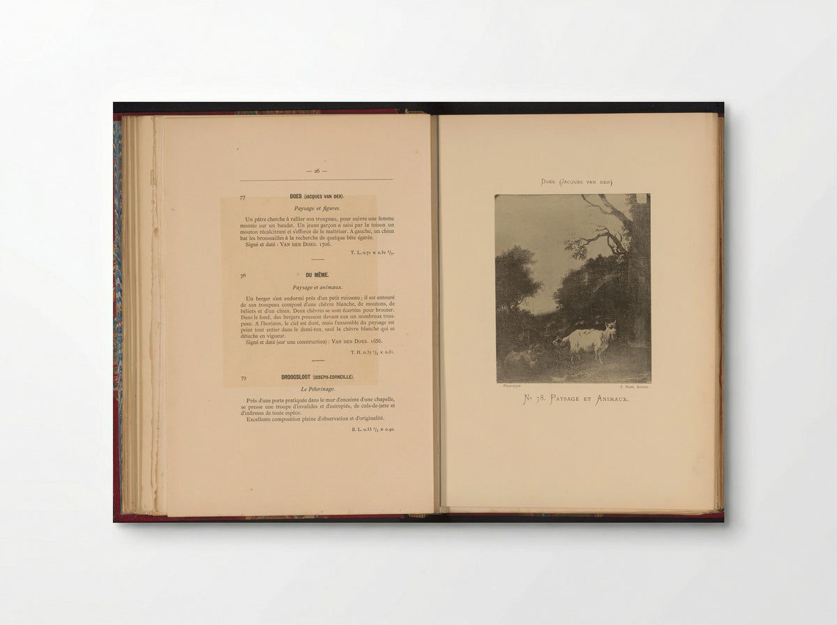 Paysage et animaux - Jacob van der Does (I) - Poster