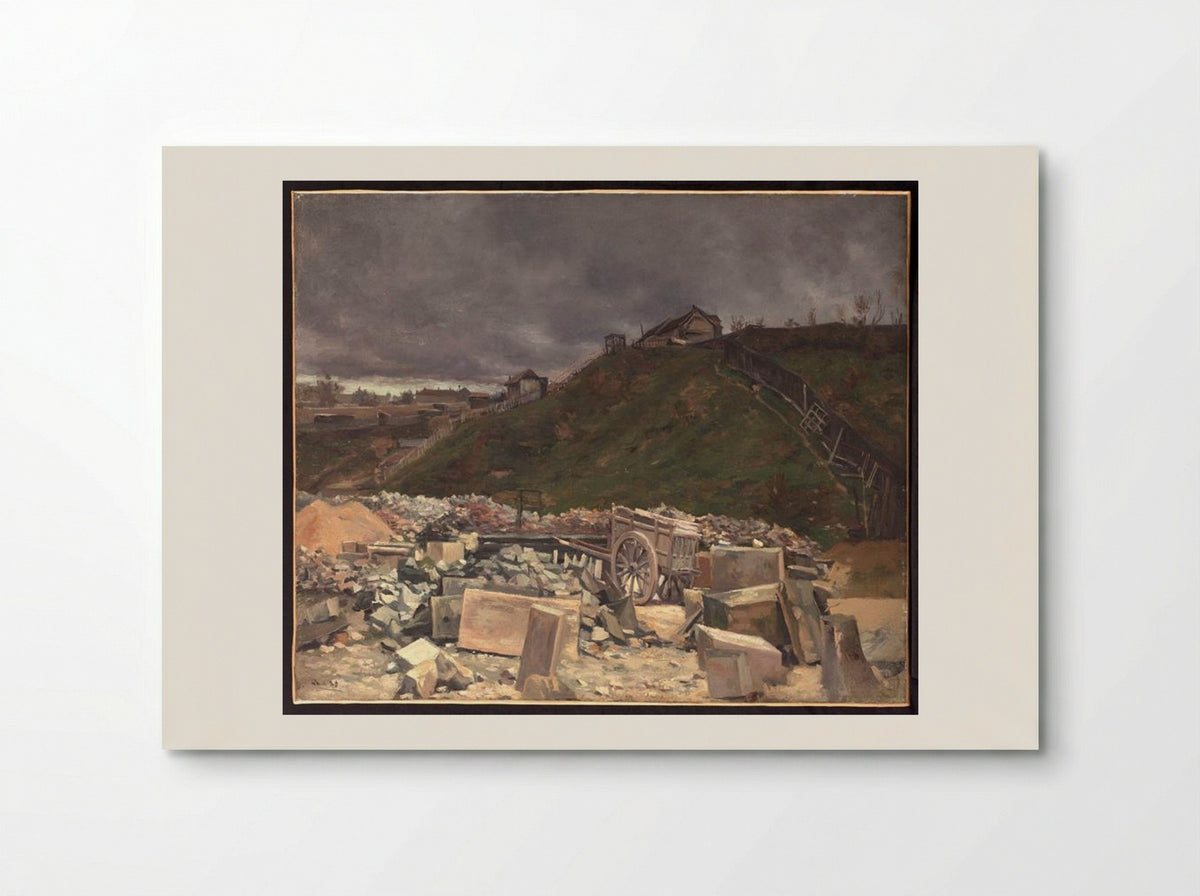 Paysage à la charrette - Maximilien Luce - Poster