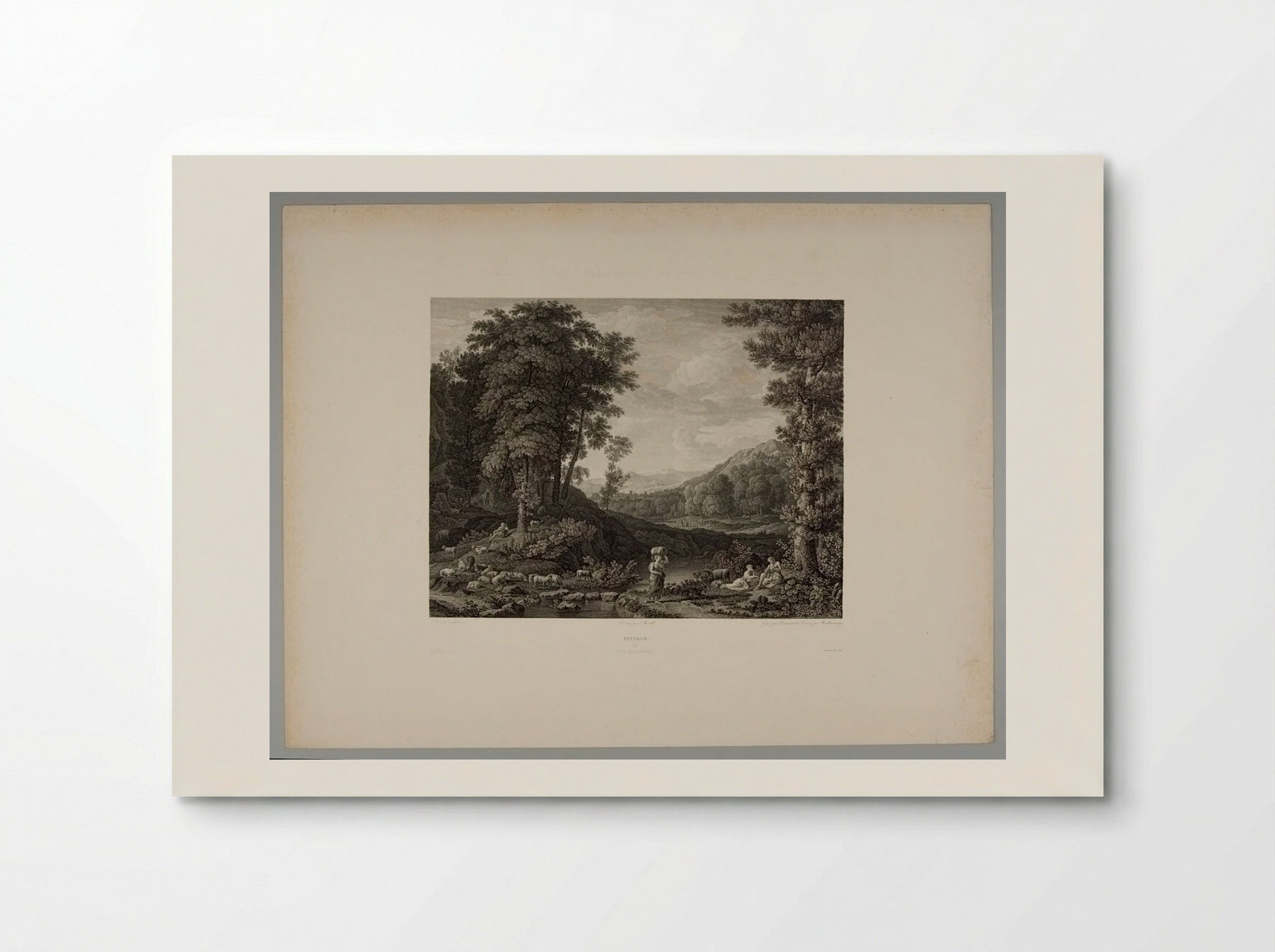 Paysage - Christian Haldenwang - Poster